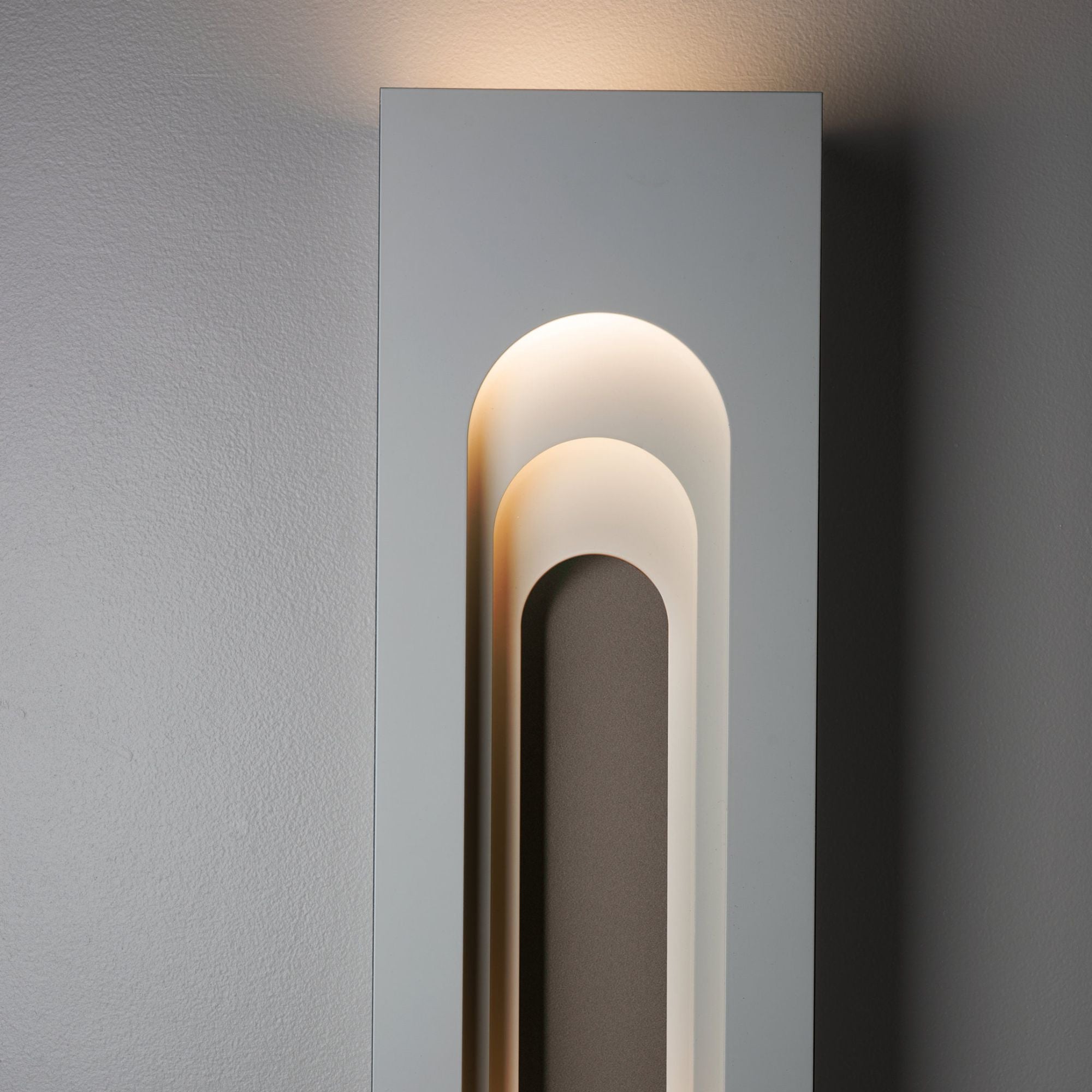 Procession Arch Small Outdoor Sconce 2-Light Coastal Oil Rubbed Bronze Accent in Coastal Burnished Steel