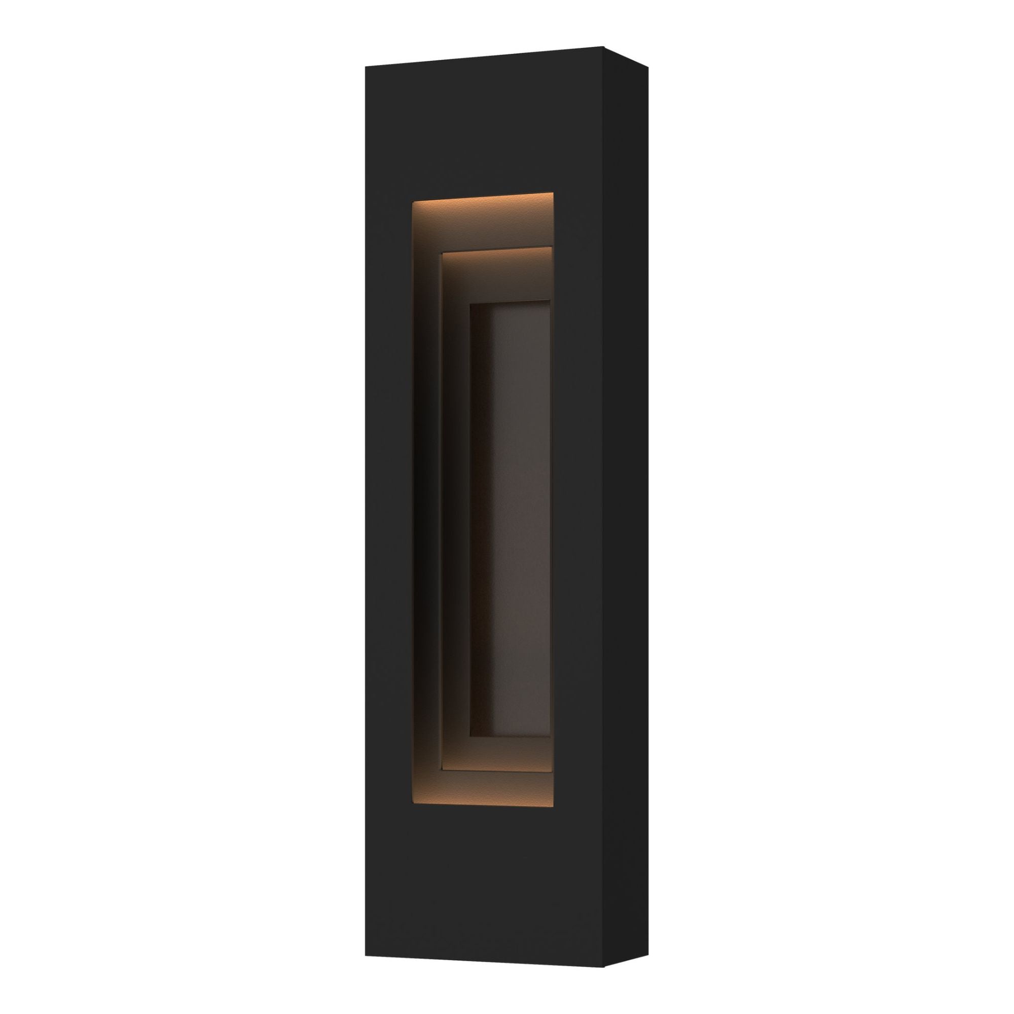 Procession Small Outdoor Sconce 2-Light Coastal Oil Rubbed Bronze Accent in Coastal Black