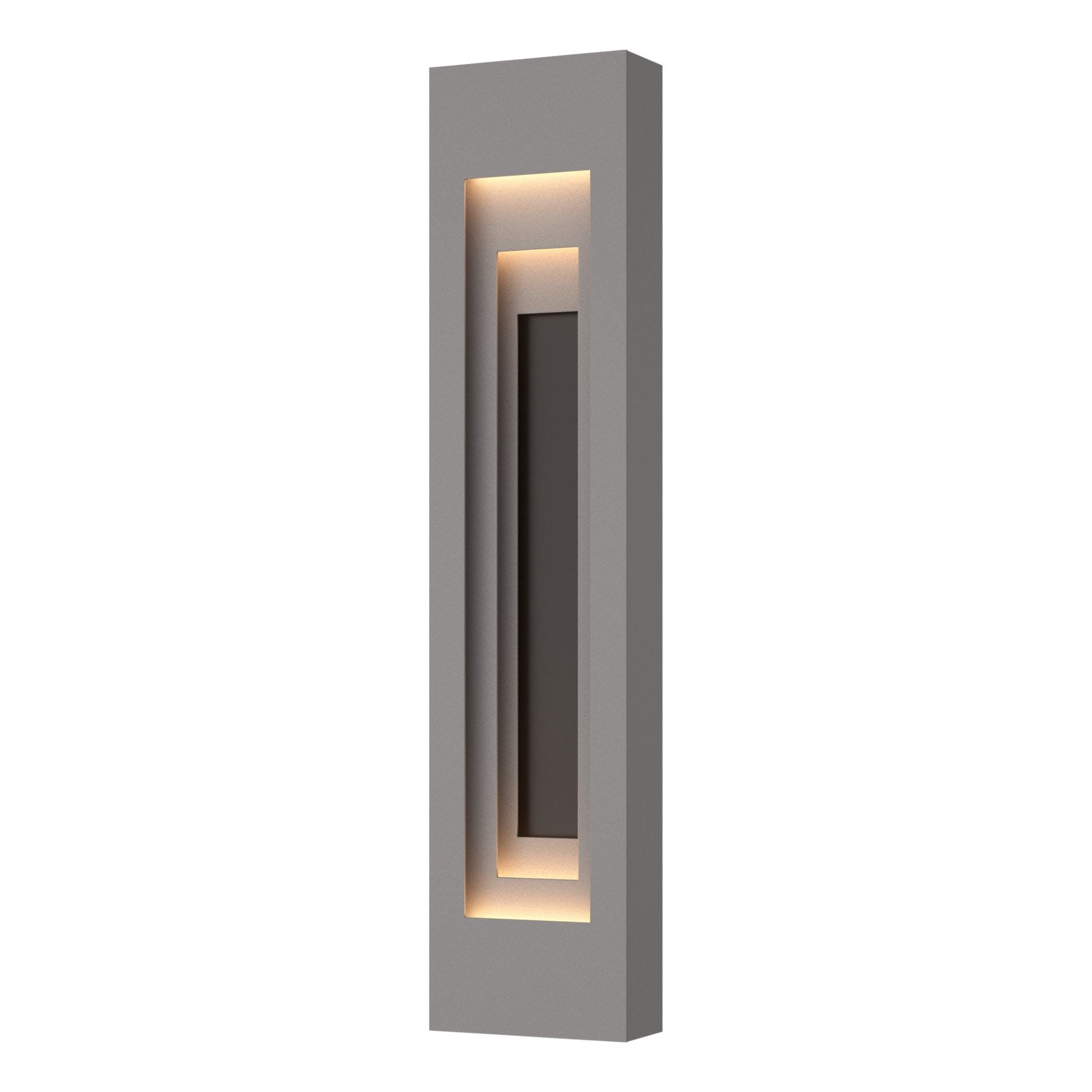 Procession Large Outdoor Sconce 2-Light Coastal Oil Rubbed Bronze Accent in Coastal Burnished Steel
