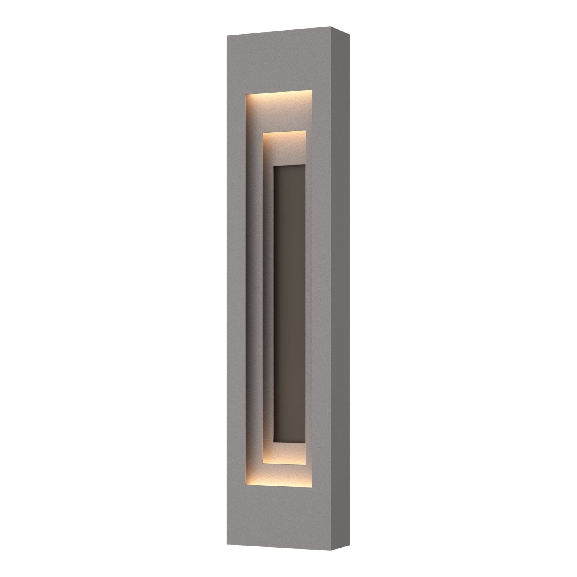 Procession Large Outdoor Sconce 2-Light Coastal Dark Smoke Accent in Coastal Burnished Steel