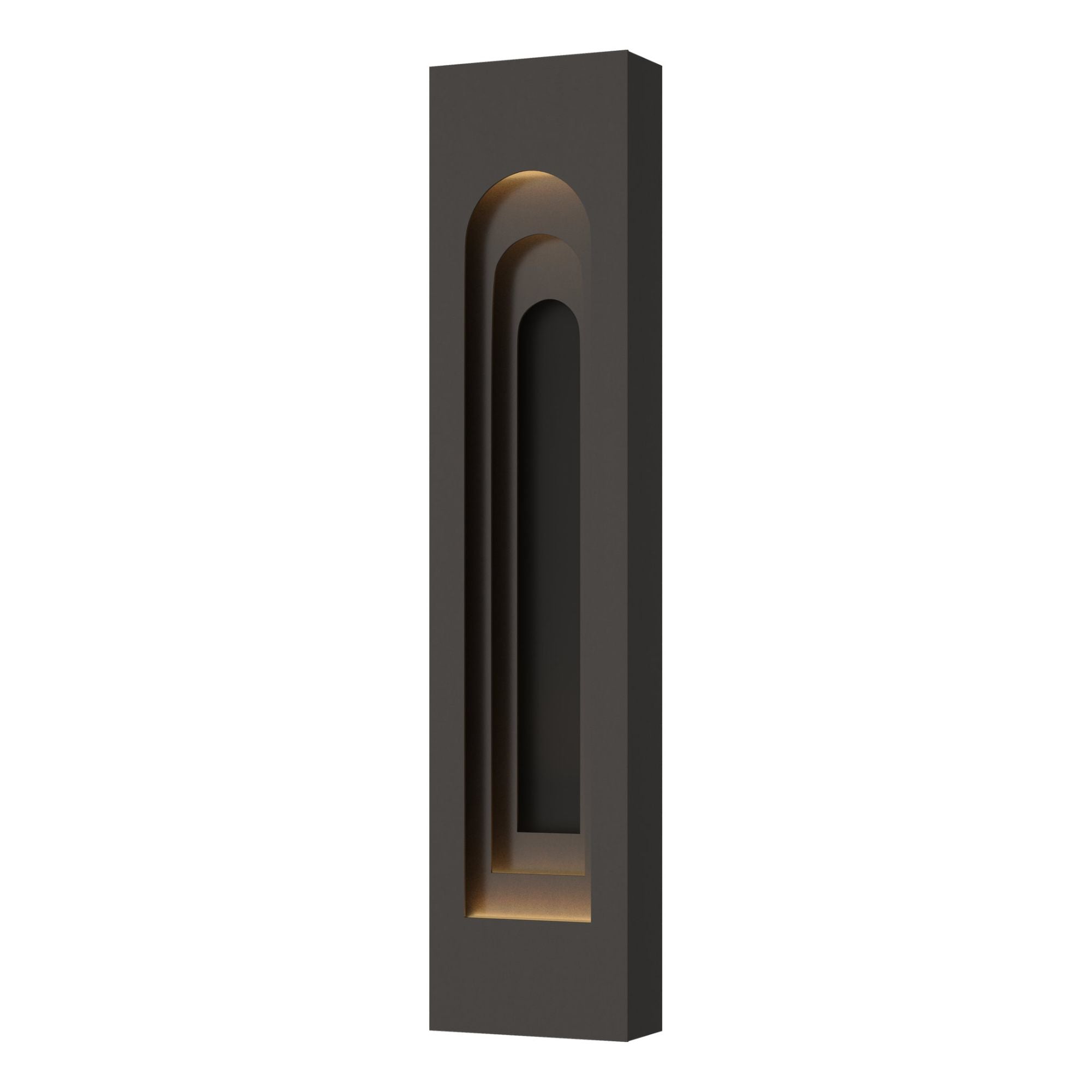 Procession Arch Large Outdoor Sconce 2-Light Coastal Black Accent in Coastal Oil Rubbed Bronze