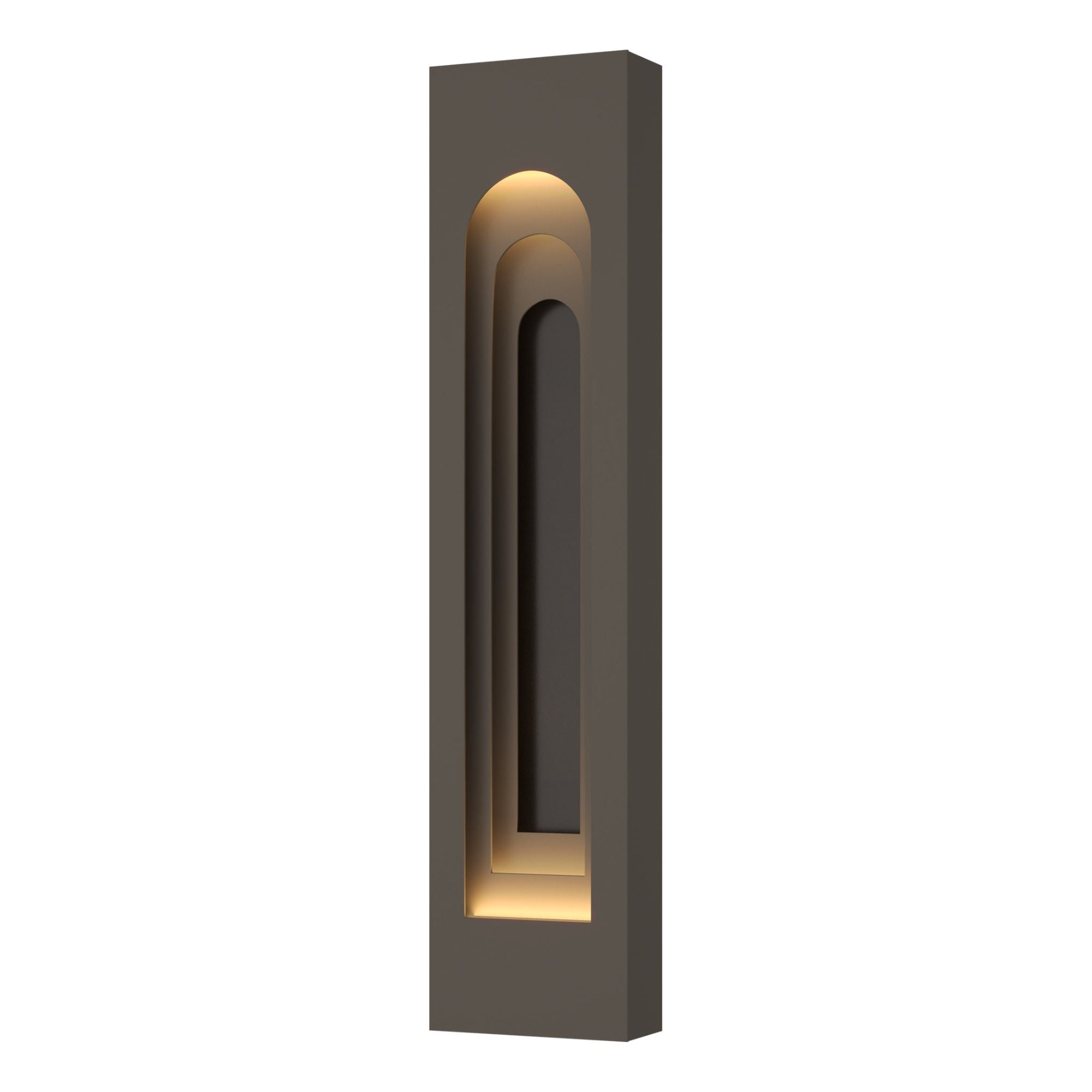 Procession Arch Large Outdoor Sconce 2-Light Coastal Oil Rubbed Bronze Accent in Coastal Dark Smoke