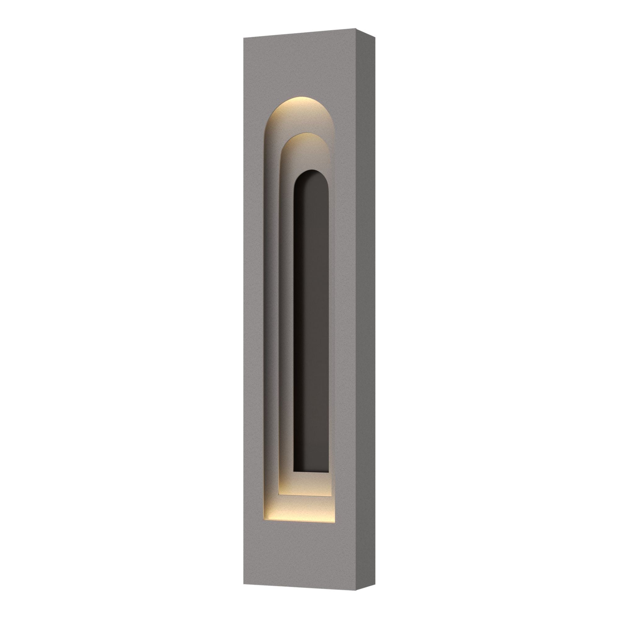 Procession Arch Large Outdoor Sconce 2-Light Coastal Oil Rubbed Bronze Accent in Coastal Burnished Steel