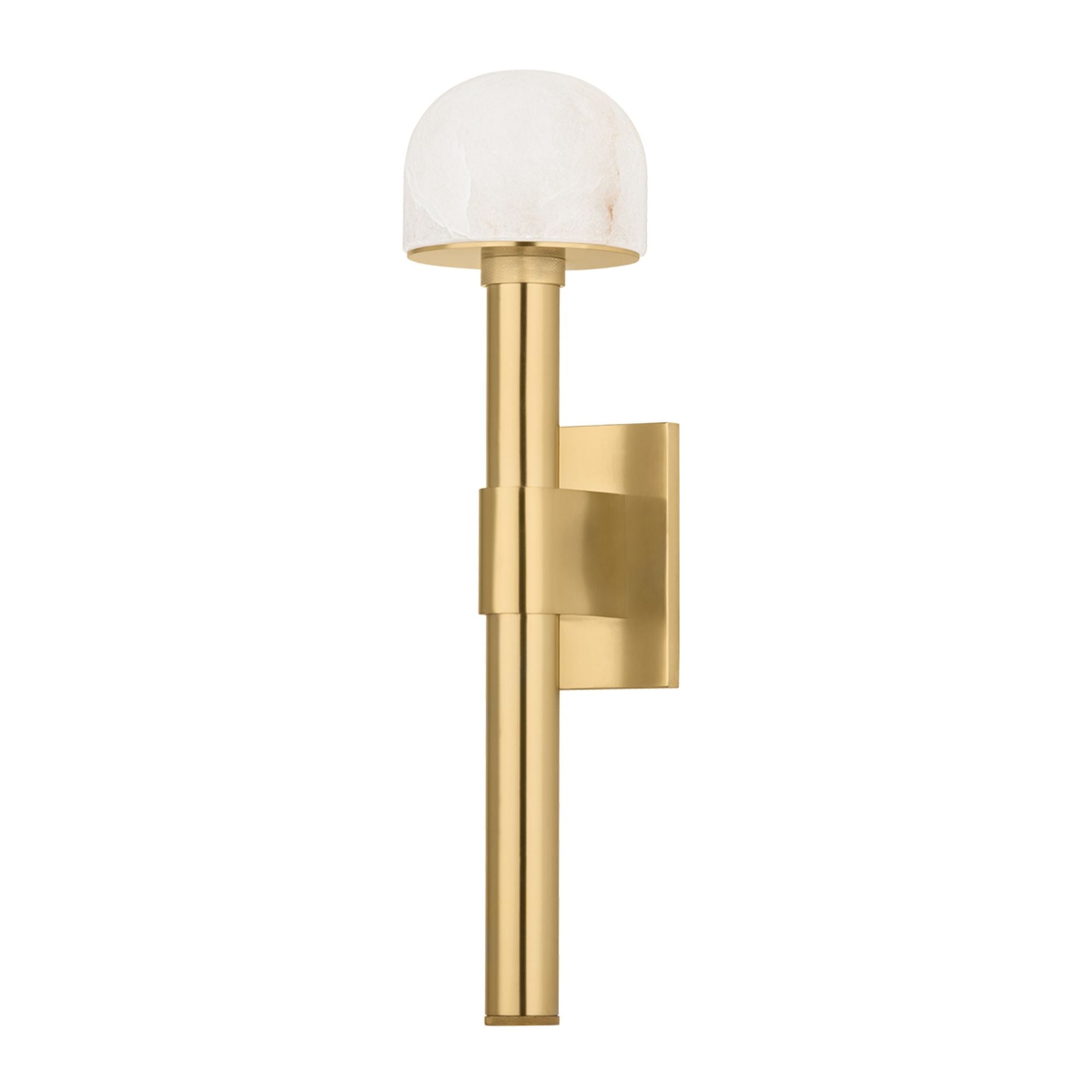 Bellvale 1-Light Wall Sconce in Aged Brass 5.75W x 22.5H
