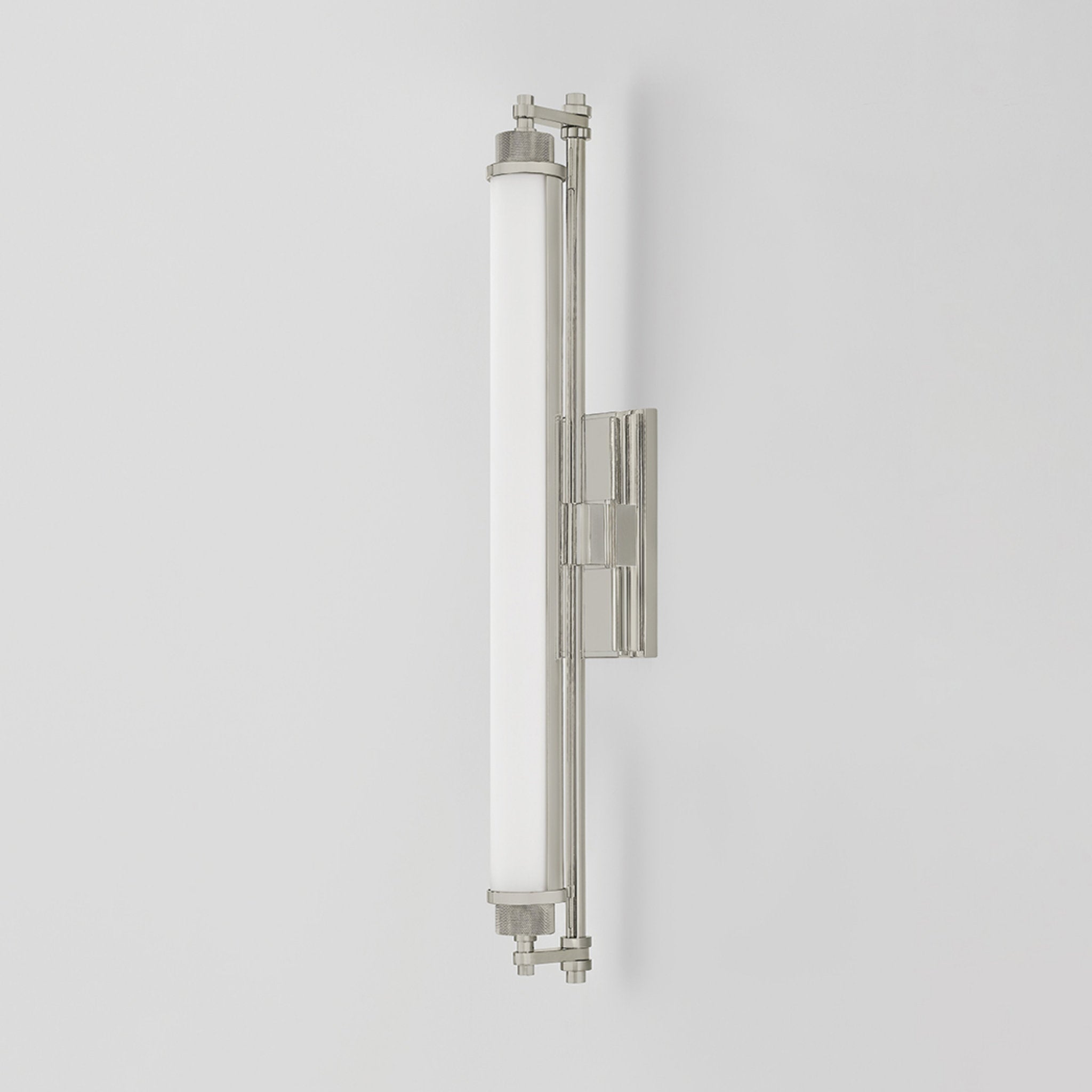 Plandome 1-Light Bath and Vanity in Polished Nickel 4.25W x 28H