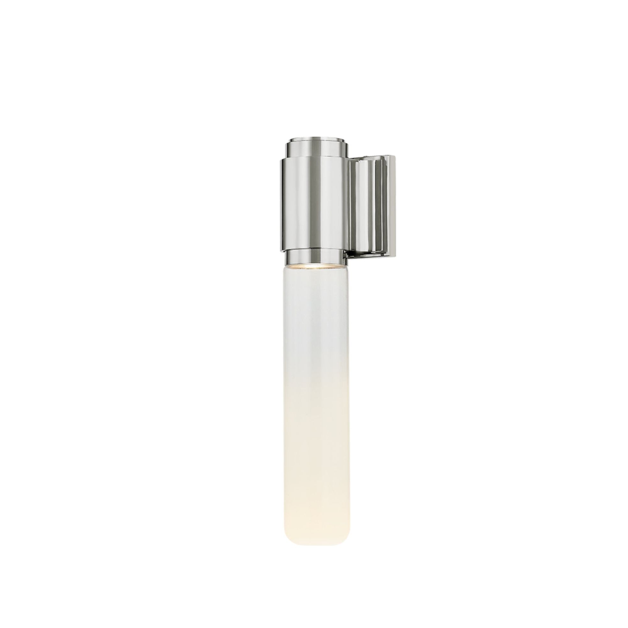Colrain 1-Light Wall Sconce in Polished Nickel 5.25L x 5.25W x 17.5H