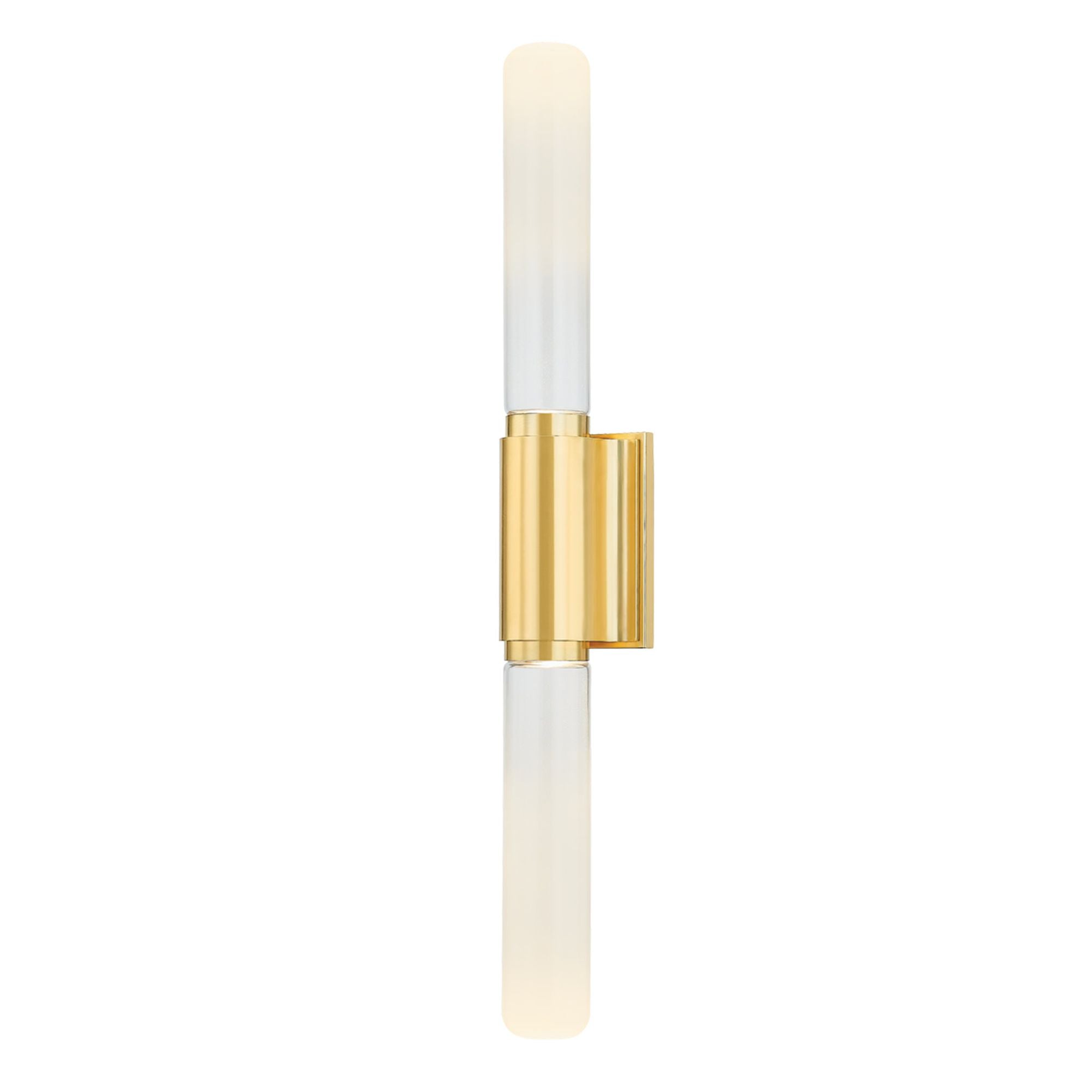 Colrain 2-Light Wall Sconce in Aged Brass 5.25W x 31.75H