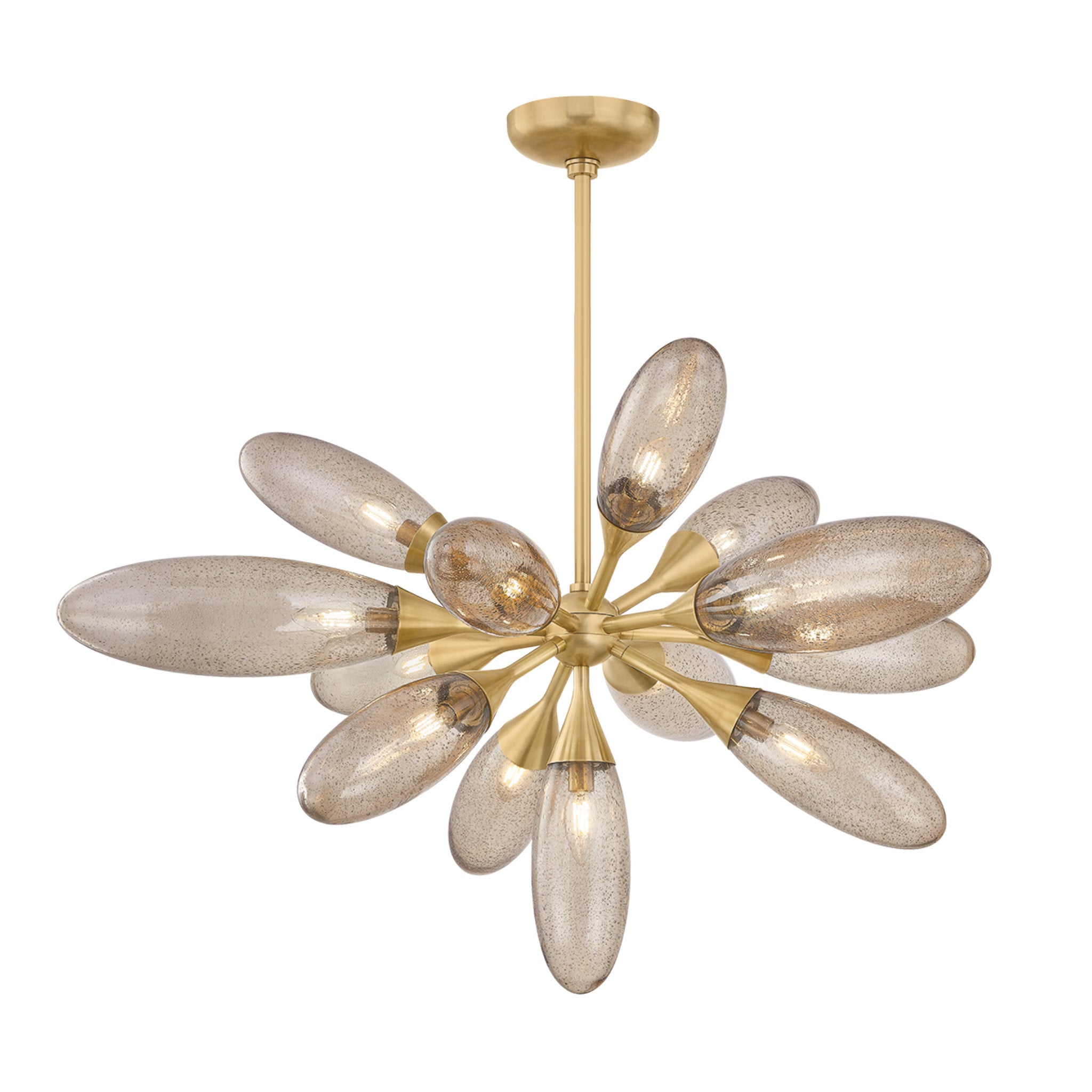 OPÉRA SCANCH Cordoba 13-Light Chandelier in Vintage Brass 39.5W x 22.25H | 497