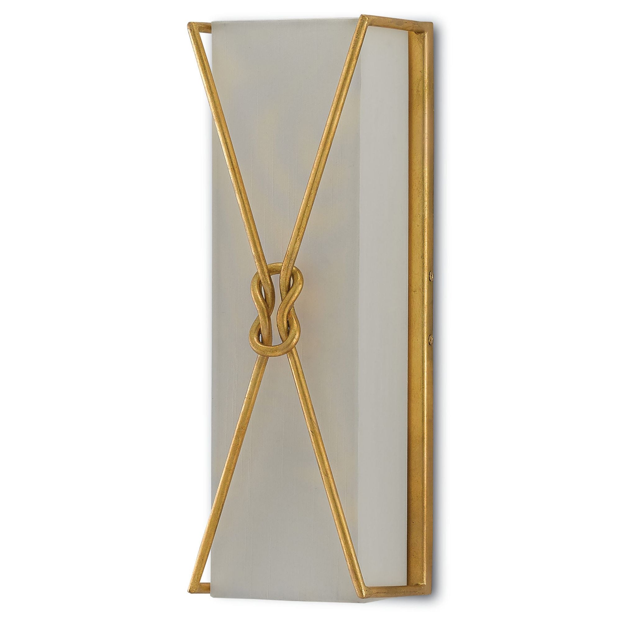 Ariadne Gold Wall Sconce - Contemporary Gold Leaf