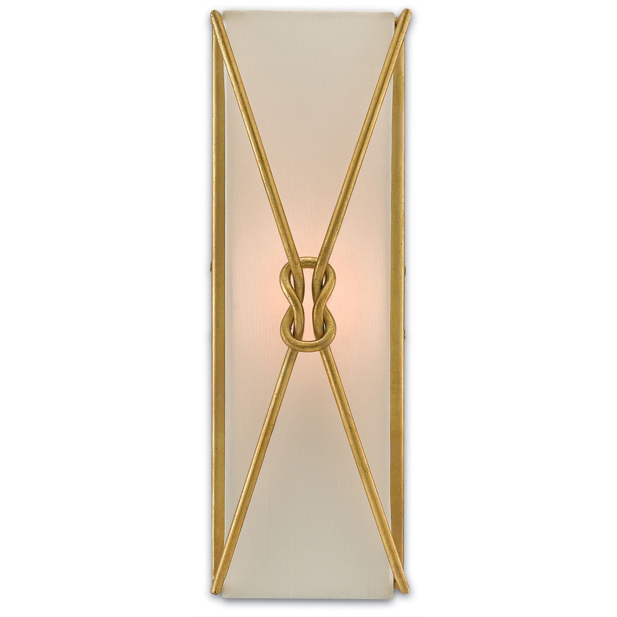 Ariadne Gold Wall Sconce - Contemporary Gold Leaf