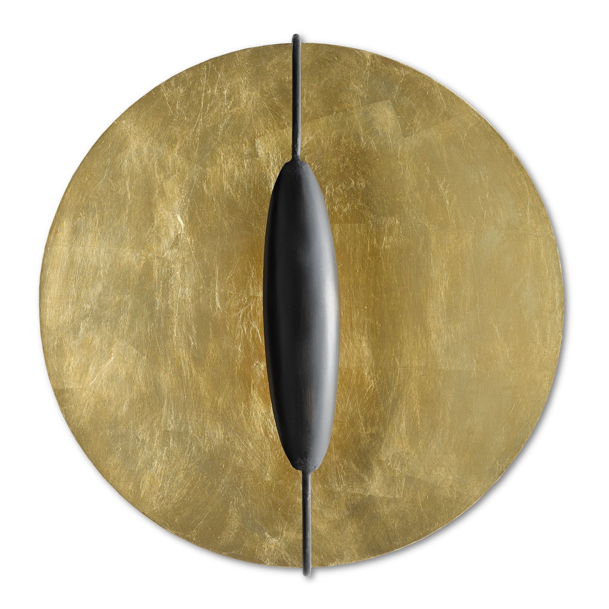 Pinders Gold Wall Sconce - Contemporary Gold Leaf/Painted Contemporary Gold/French Black
