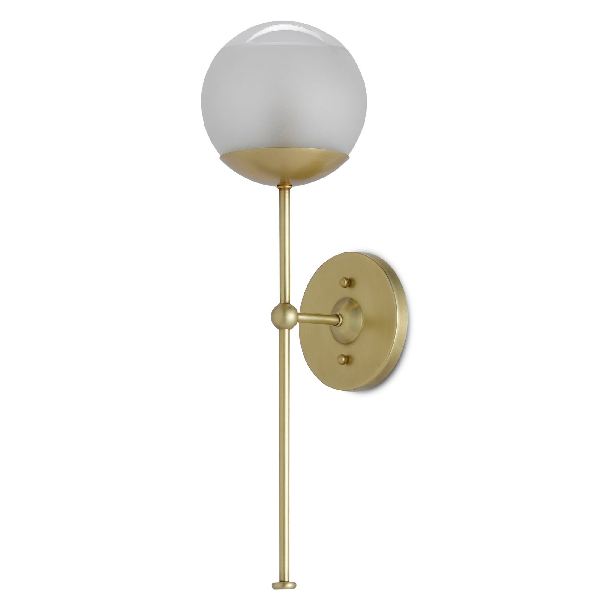 Montview Brass Wall Sconce - Brushed Brass
