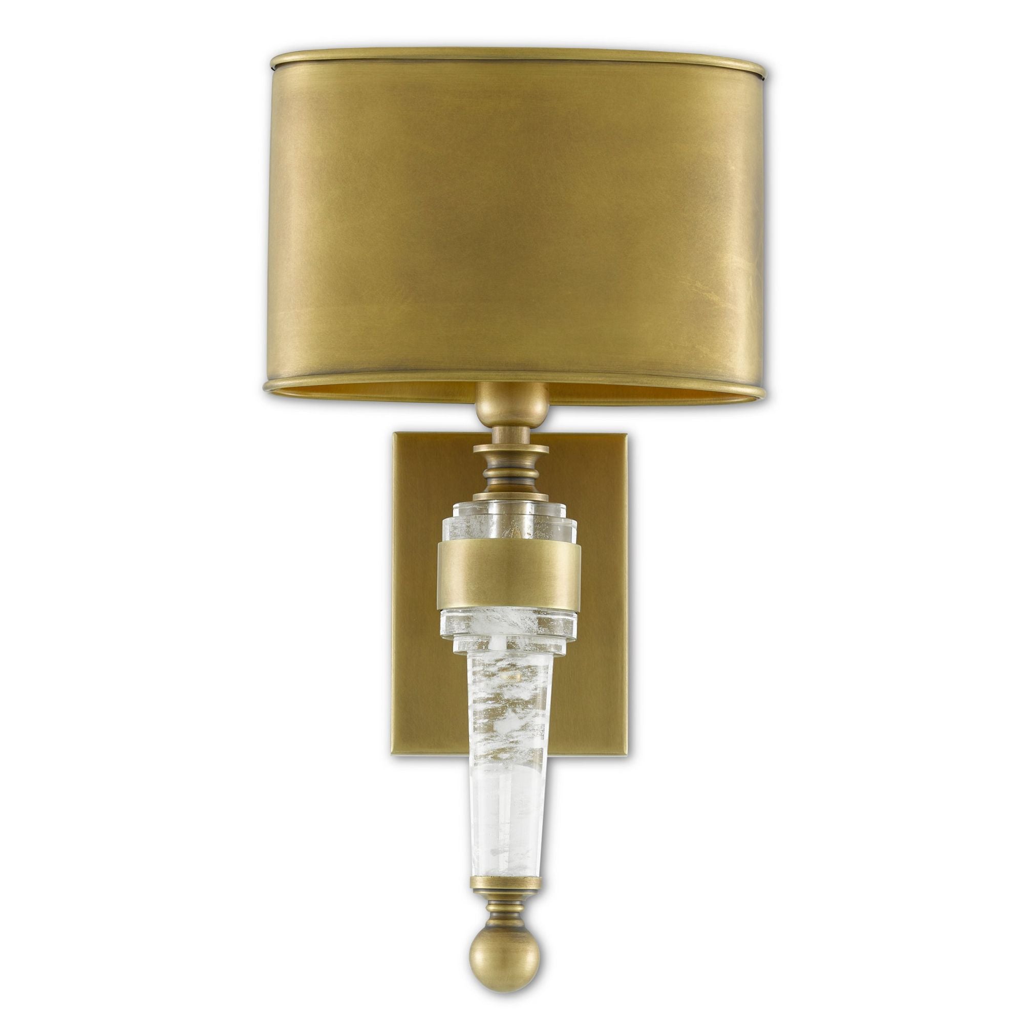 Lindau Brass Wall Sconce - Antique Brass