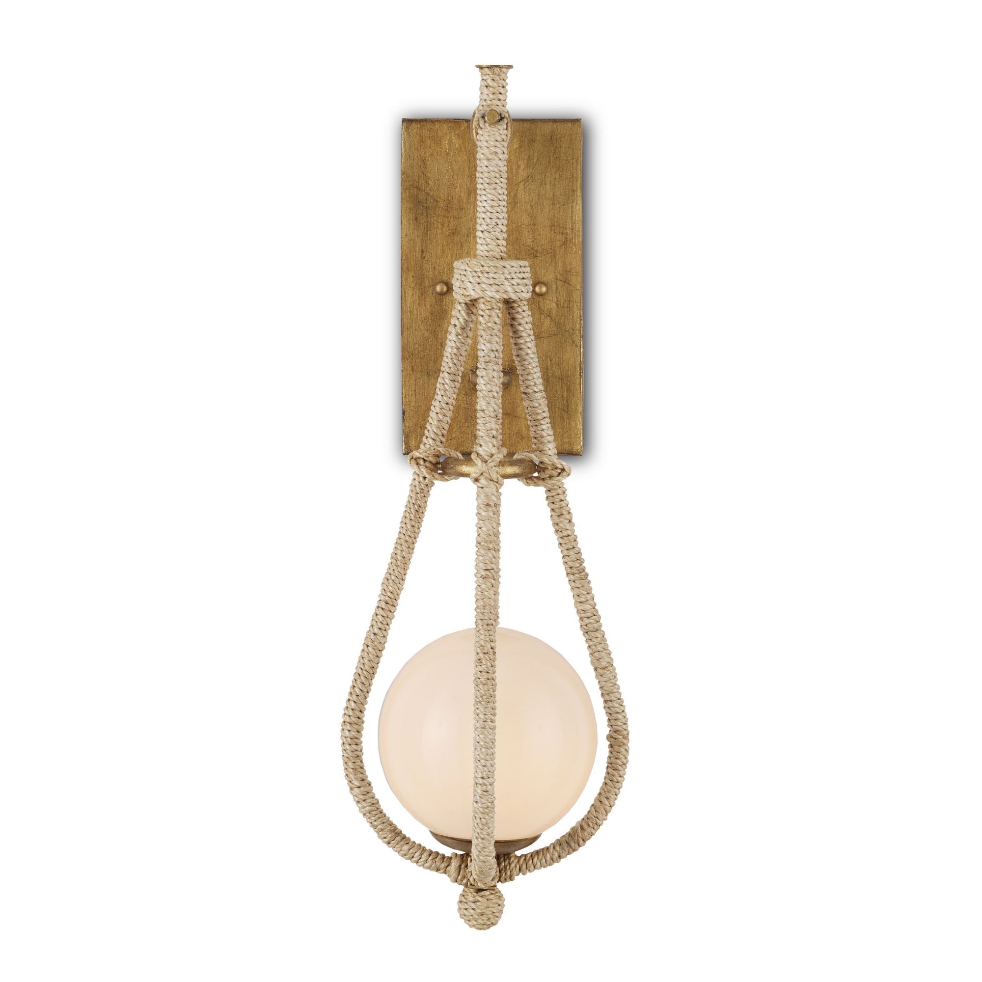 Passageway Wall Sconce - Natural/Gold/White