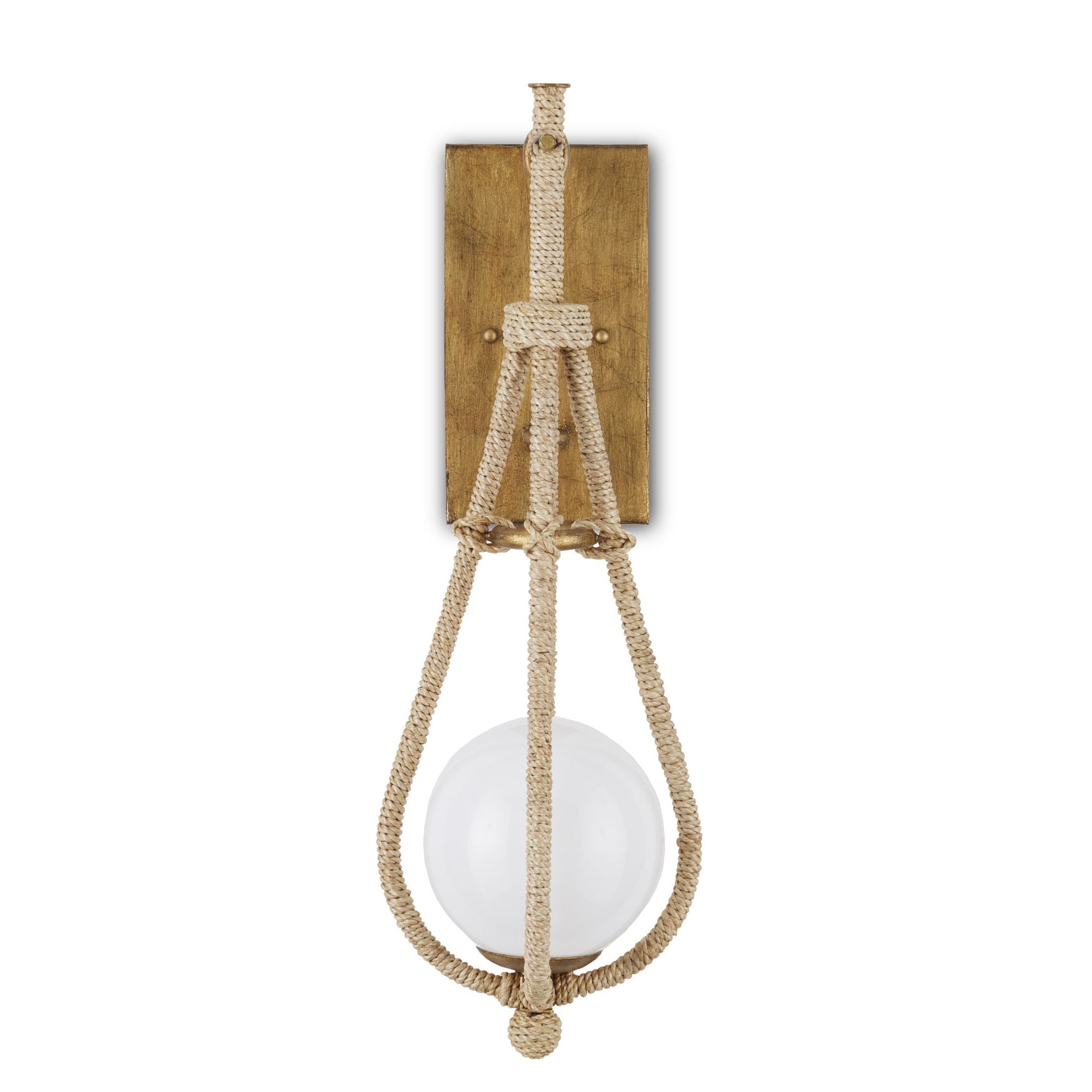 Passageway Wall Sconce - Natural/Gold/White