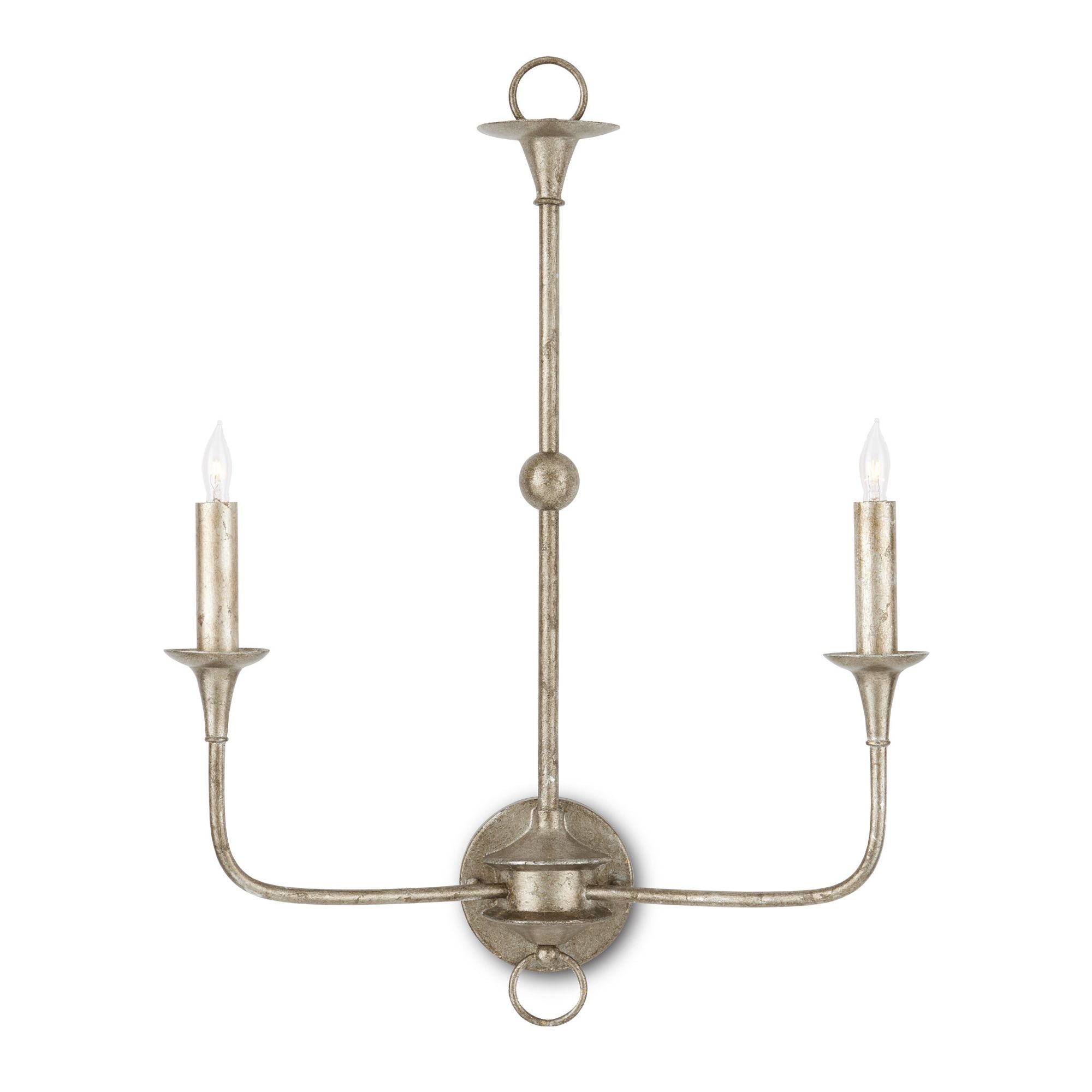 Nottaway Bronze Double-Light Wall Sconce - Pyrite Bronze