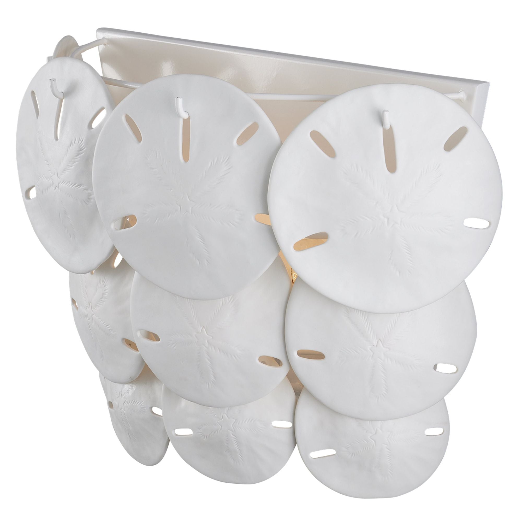 Tulum White Wall Sconce - Sugar White/White