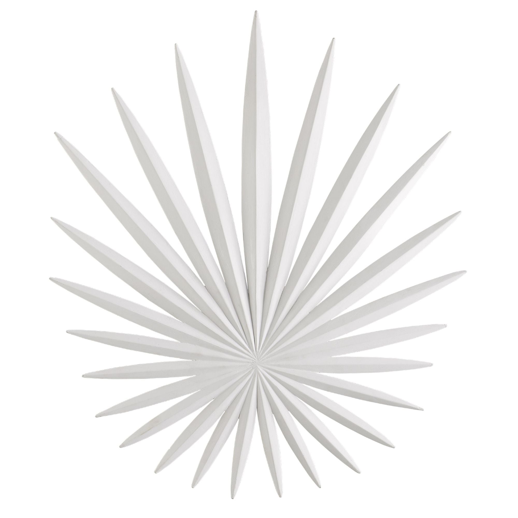 Bismarkia White Wall Sconce - Gesso White