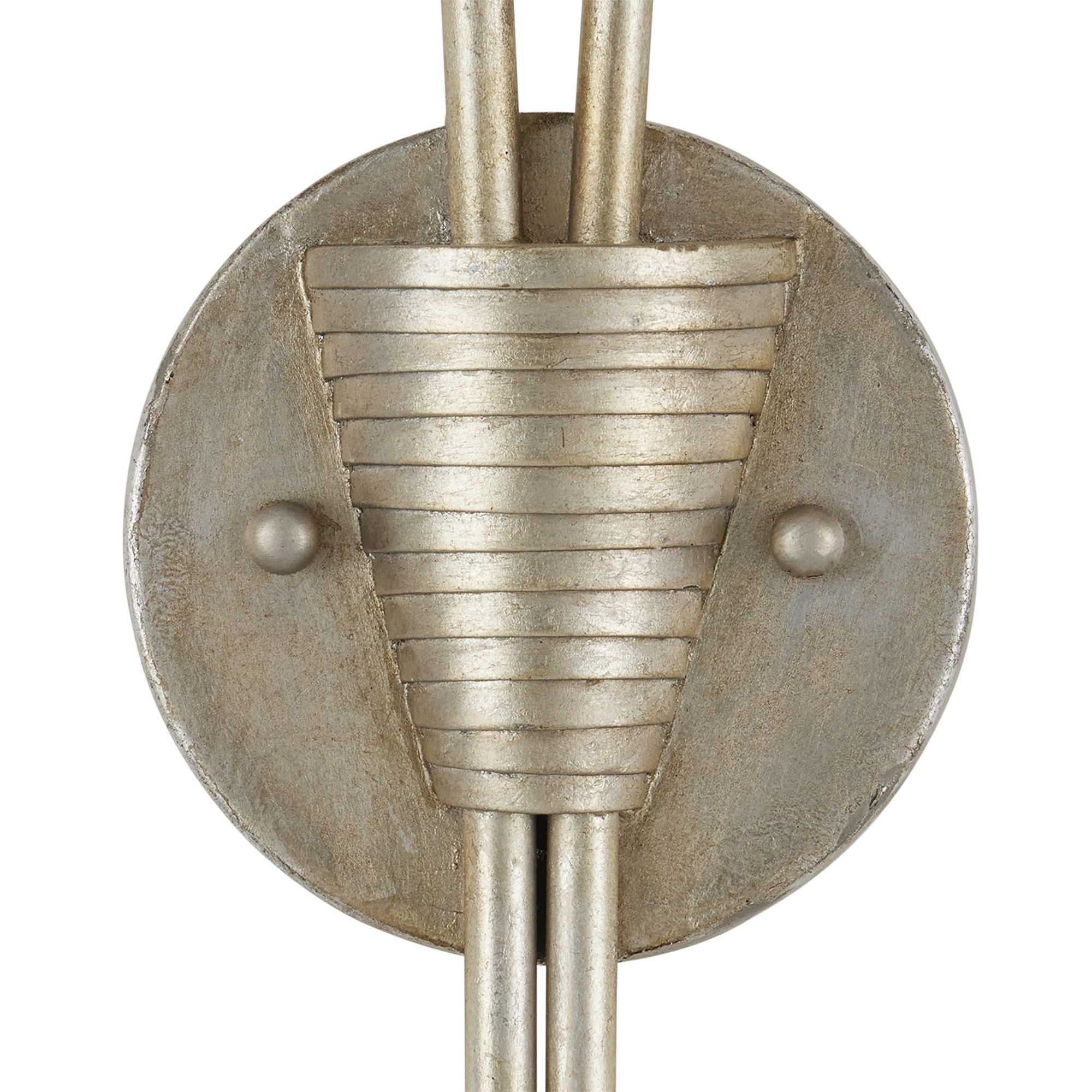 Paradiso Gold & Silver Wall Sconce, Left - Contemporary Silver Leaf/Contemporary Gold Leaf/Gold