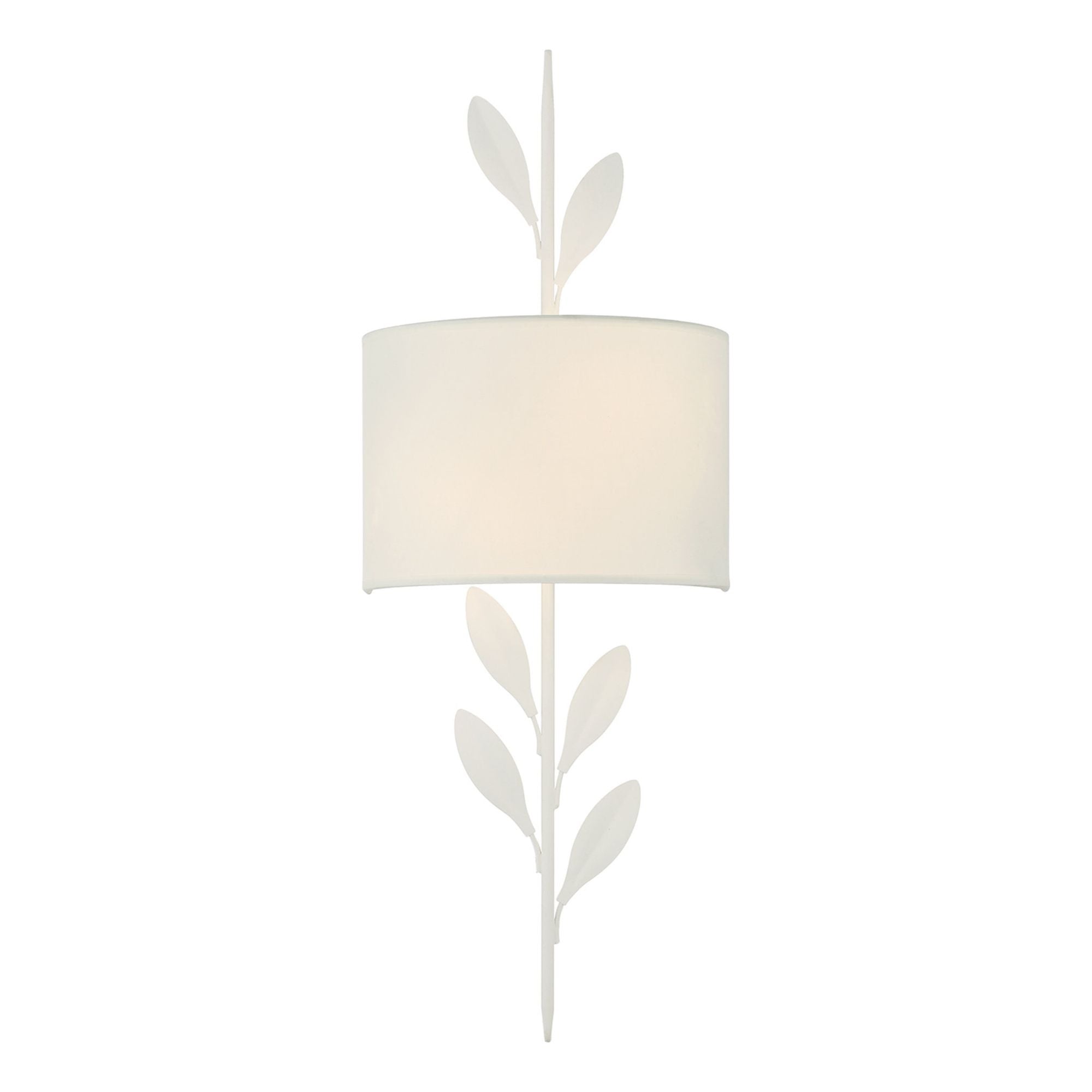 Broche 8.5'' Matte White Sconce White 8.5"W x 24"H x 4.5"D