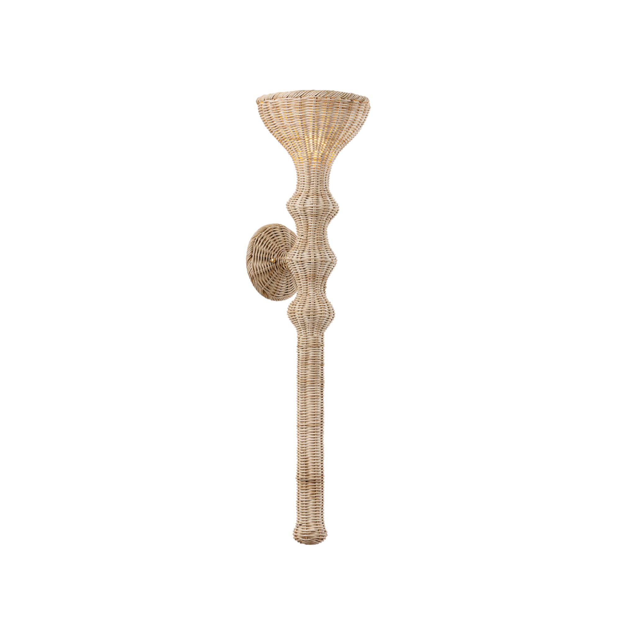 Mamaroneck 1-Light Wall Sconce in Gold Leaf 8.5W x 33.5H