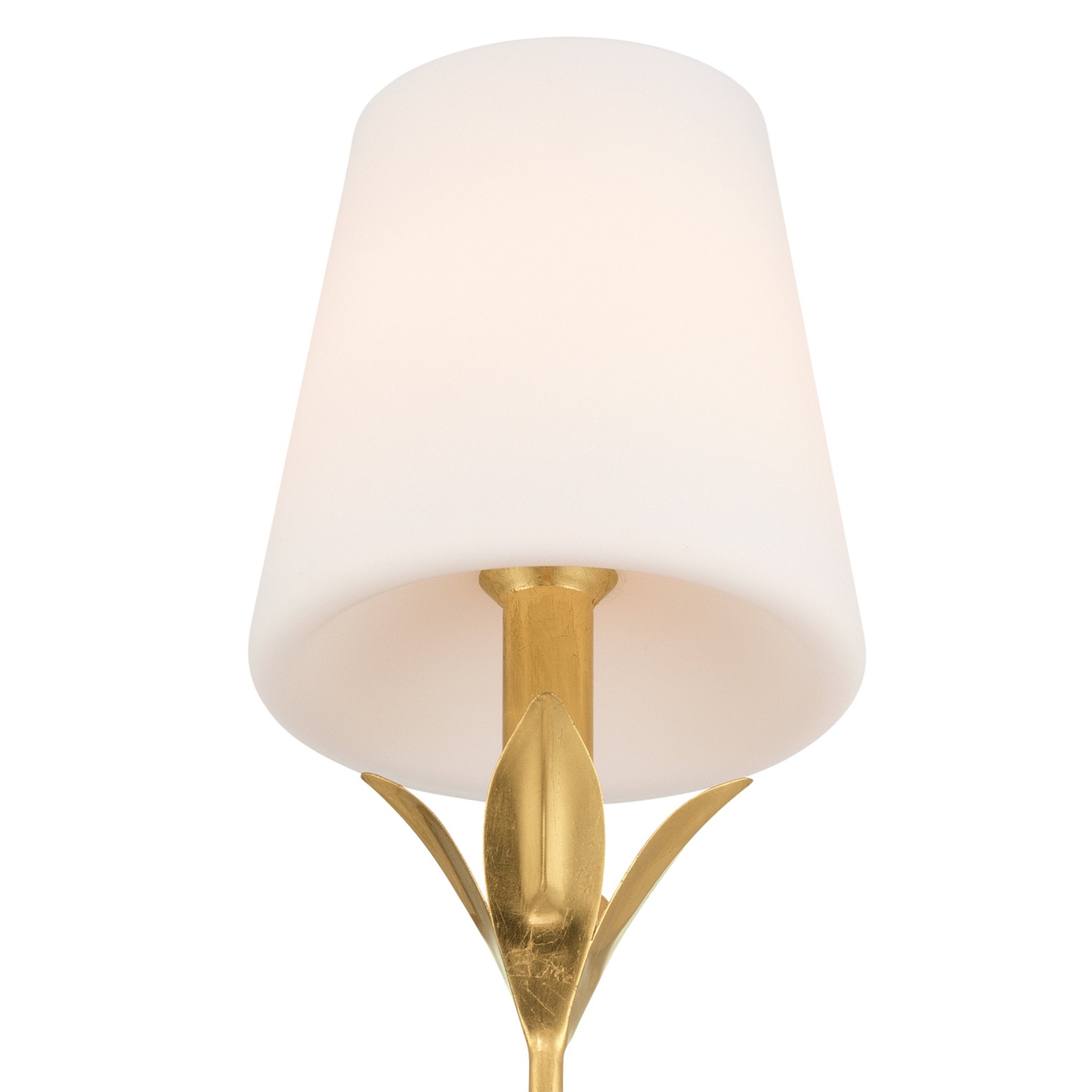 Broche 6'' Antique Gold Sconce Gold 6"W x 21"H x 7.25"D