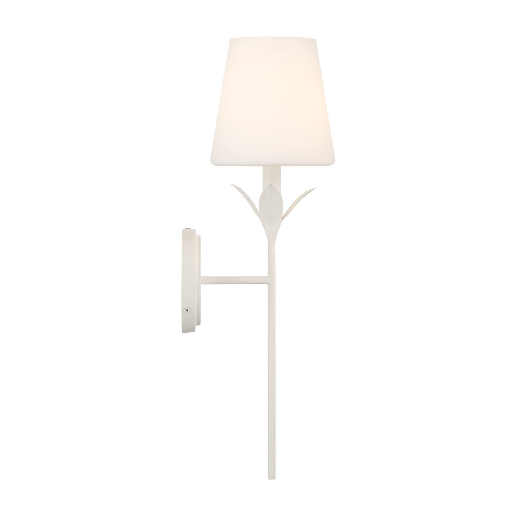 Broche 6'' Matte White Sconce White 6"W x 21"H x 7.25"D