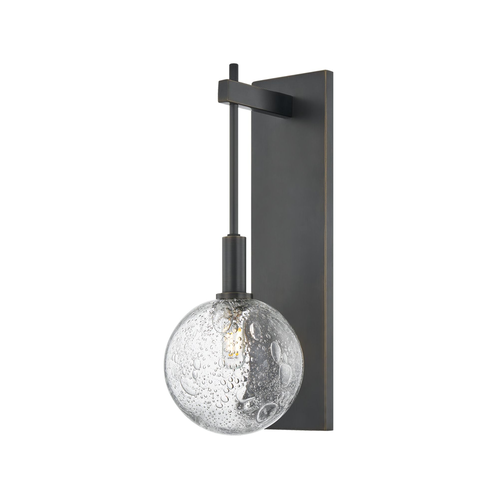 Onteora 1-Light Wall Sconce in Distressed Bronze 6W x 16H