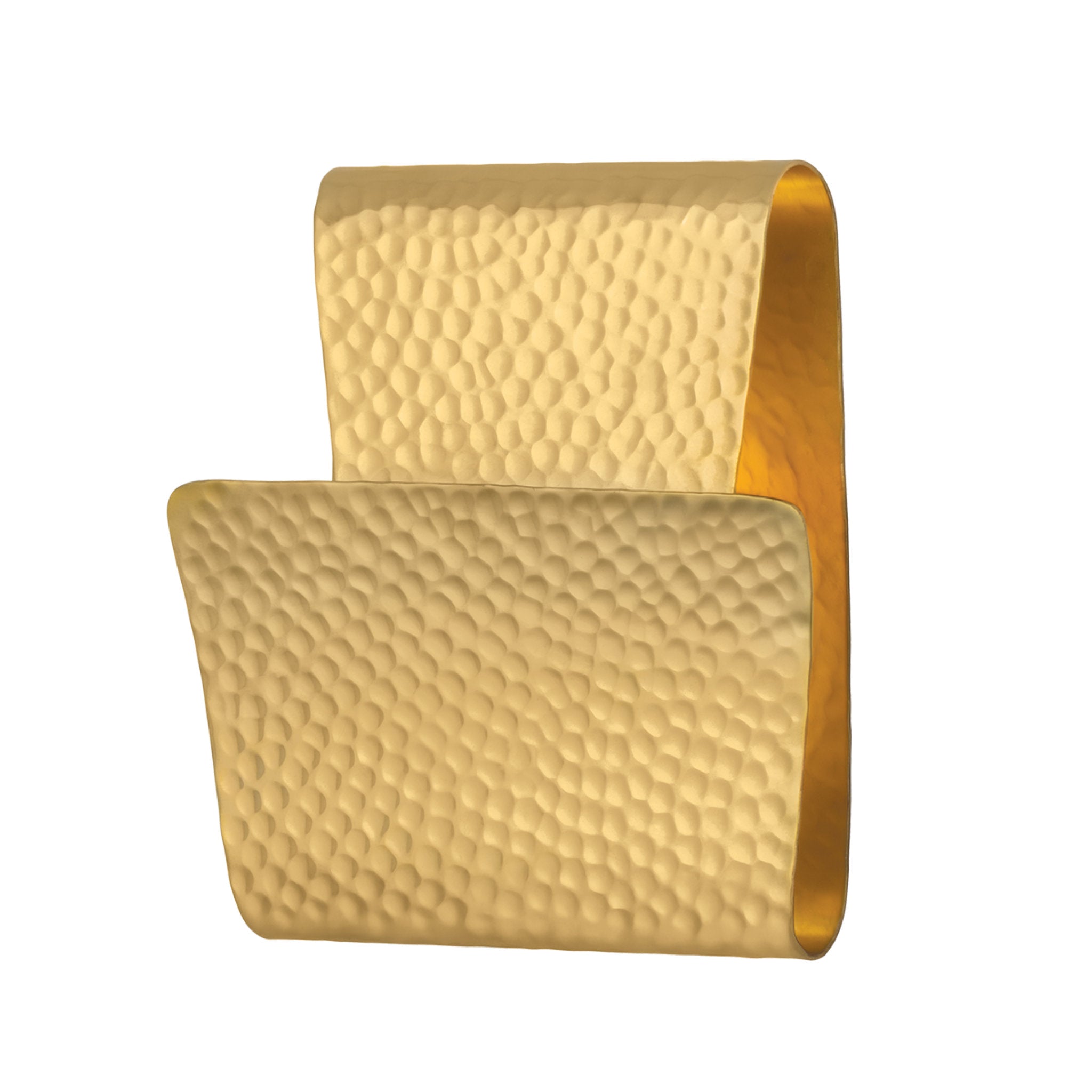 Dunnsville 1-Light Wall Sconce in Aged Brass 8.5W x 7.75H