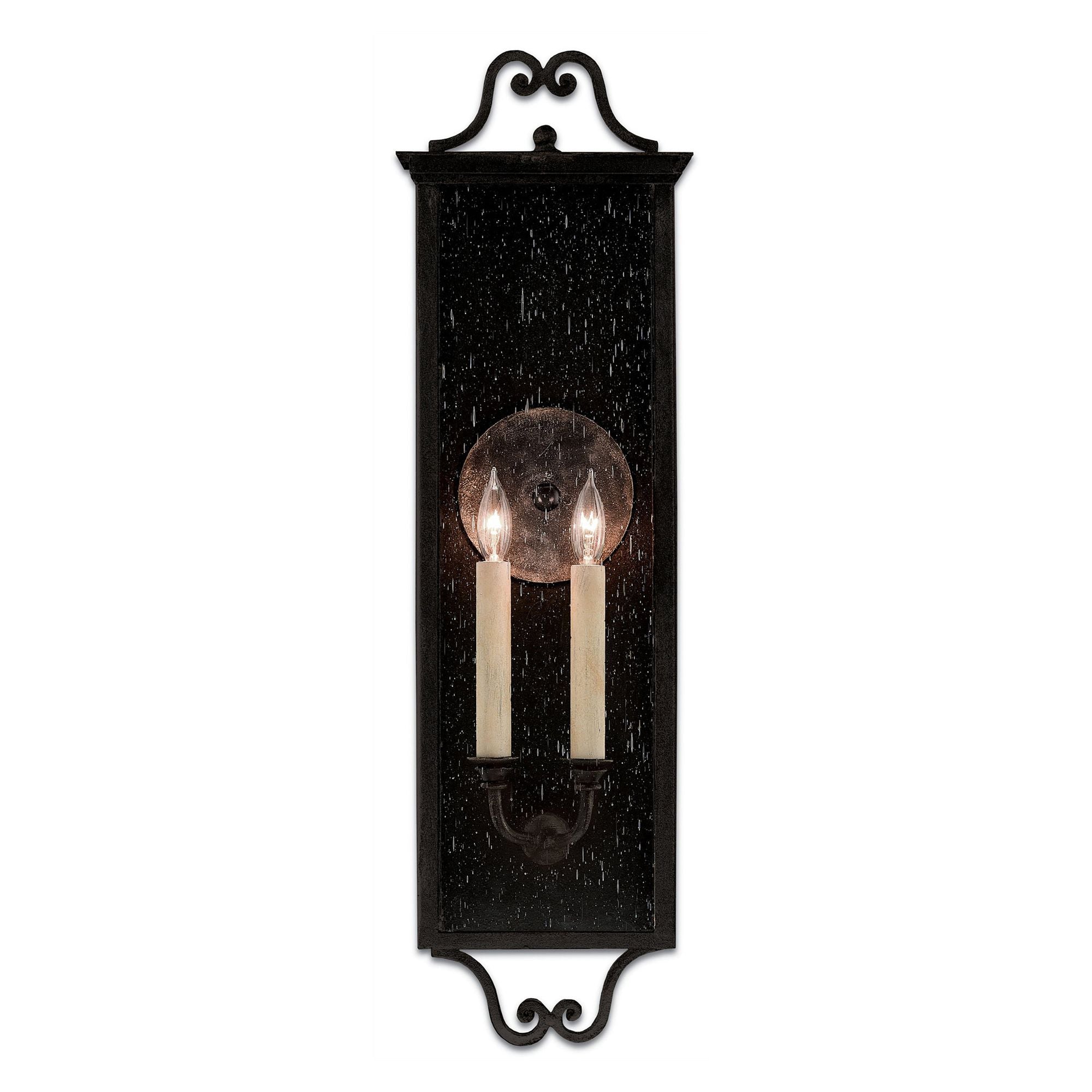 Giatti Medium Outdoor Wall Sconce - Midnight