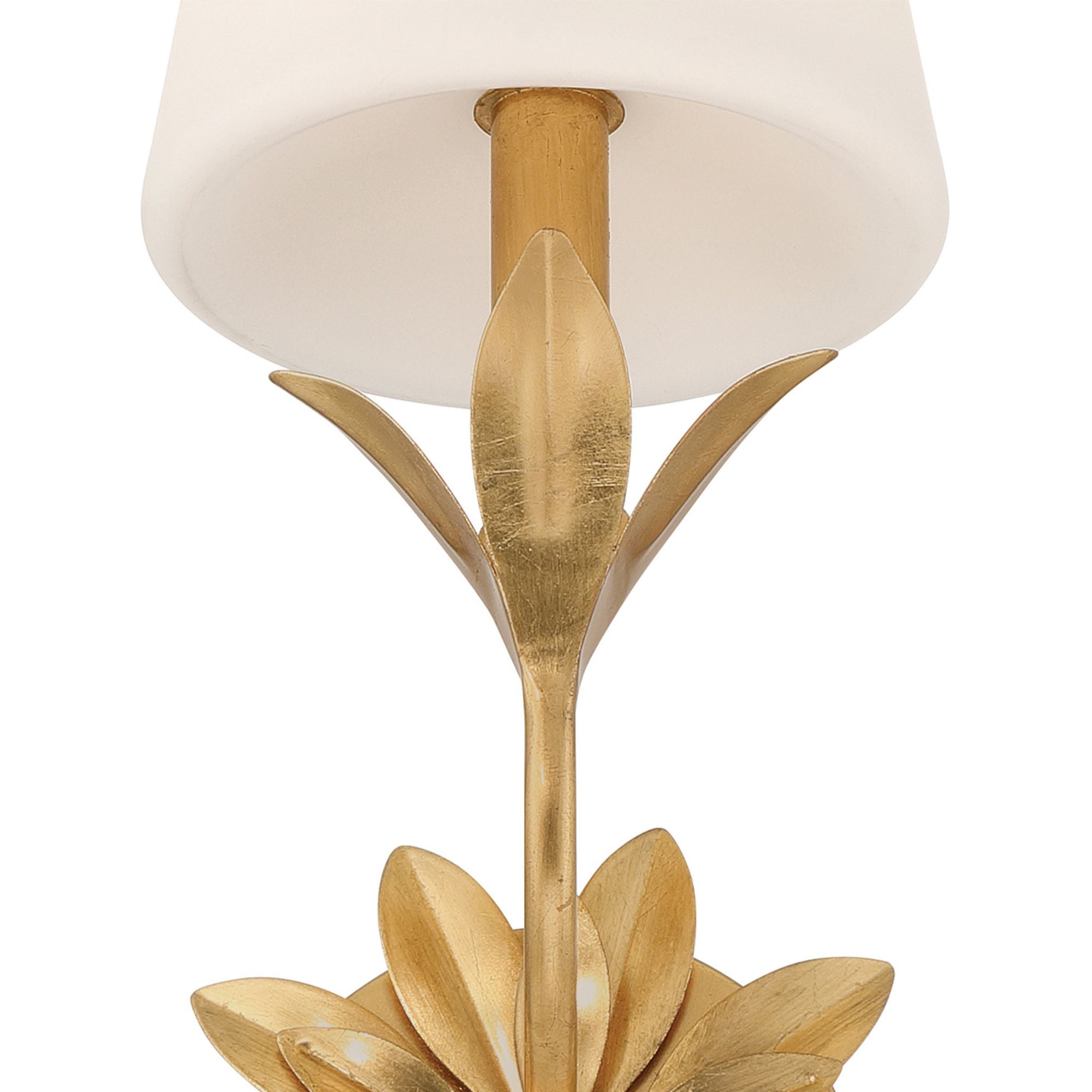 Broche 6.5'' Antique Gold Sconce Gold 6.5"W x 15"H x 8"D