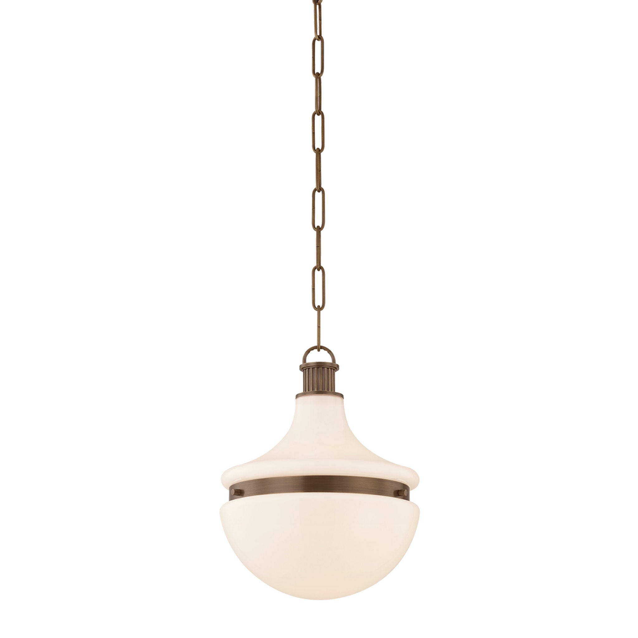 Barryville 1-Light Pendant in Historic Bronze 12W x 15.5H
