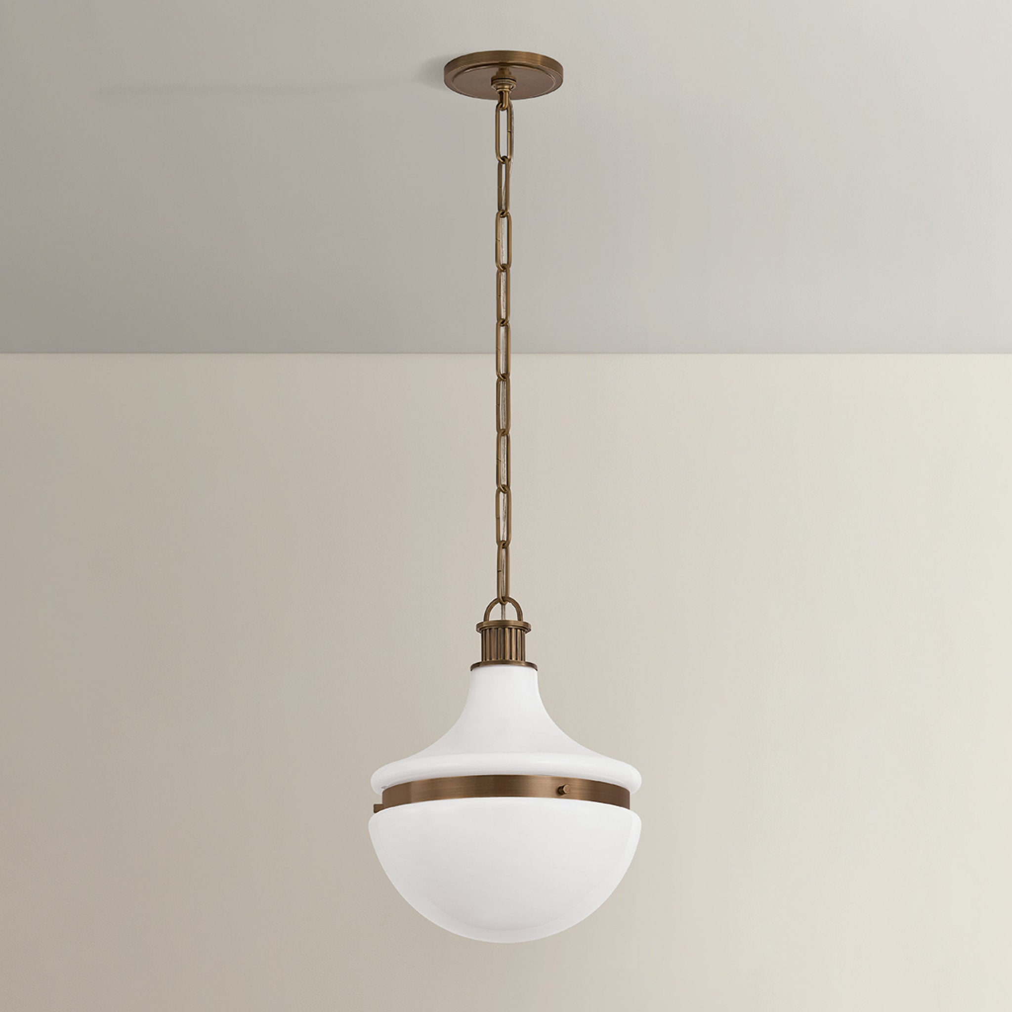 Barryville 1-Light Pendant in Historic Bronze 12W x 15.5H