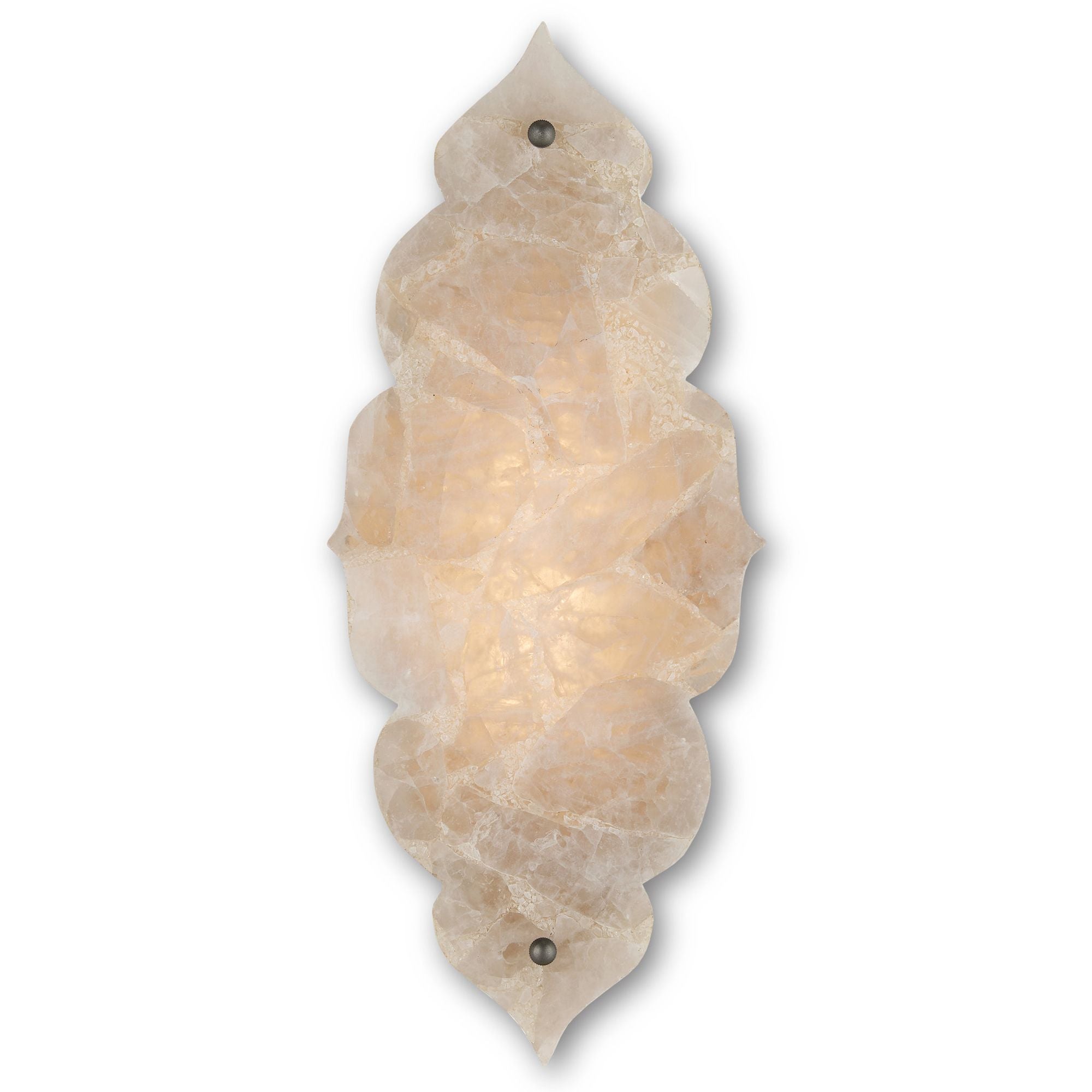 Andalusia Wall Sconce - Hiroshi Gray/Sugar White/Natural Stone