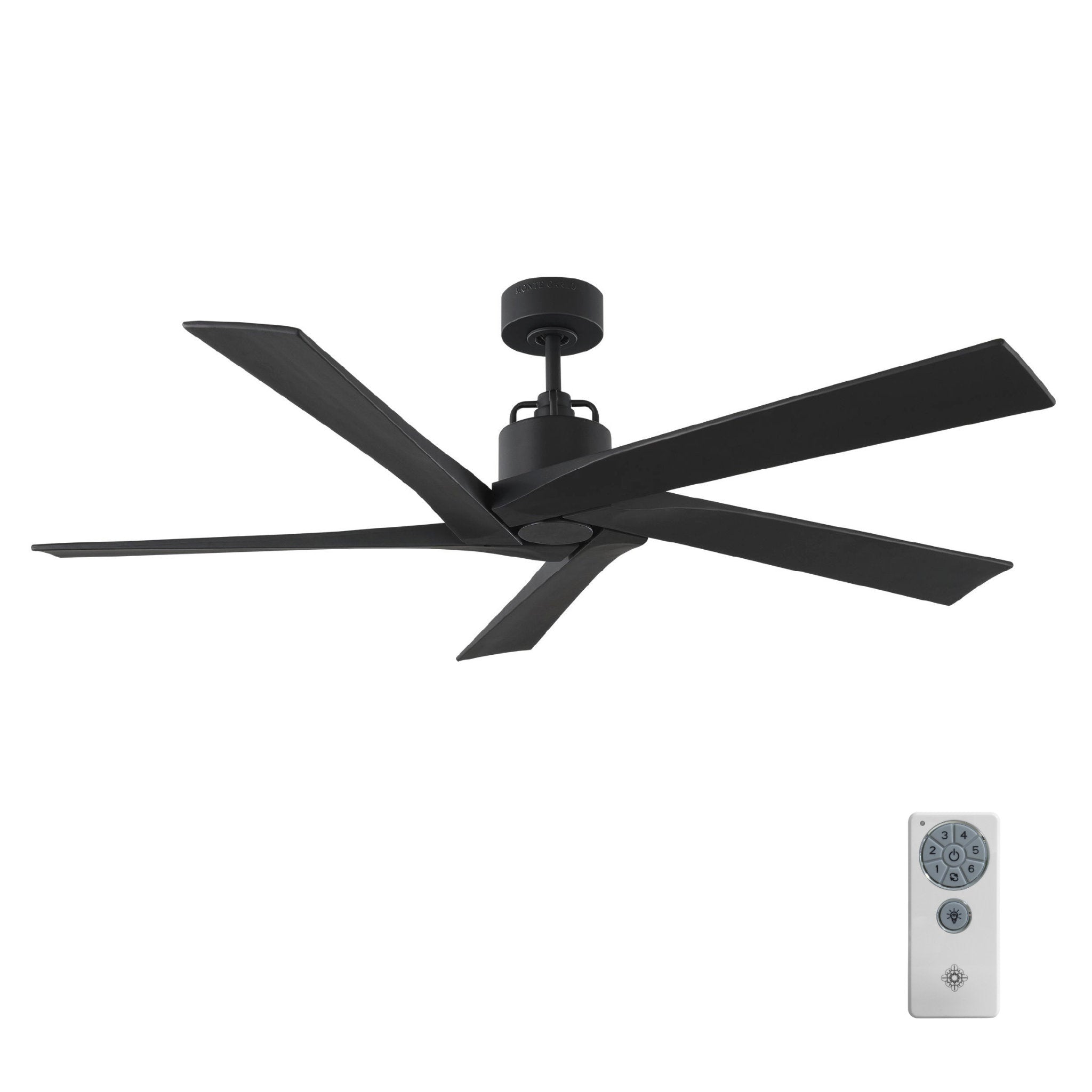 Sean Lavin Aspen 56" Ceiling Fan in Midnight Black w/ Midnight Black Blade D:56'' H:13 3/32''