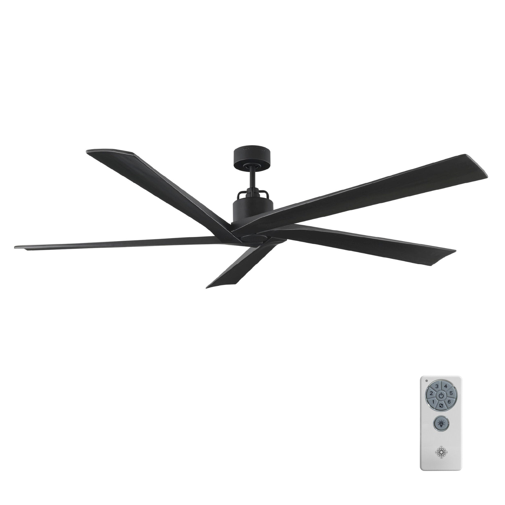 Sean Lavin Aspen 70" Ceiling Fan in Midnight Black w/ Midnight Black Blade D:70'' H:13 3/32''