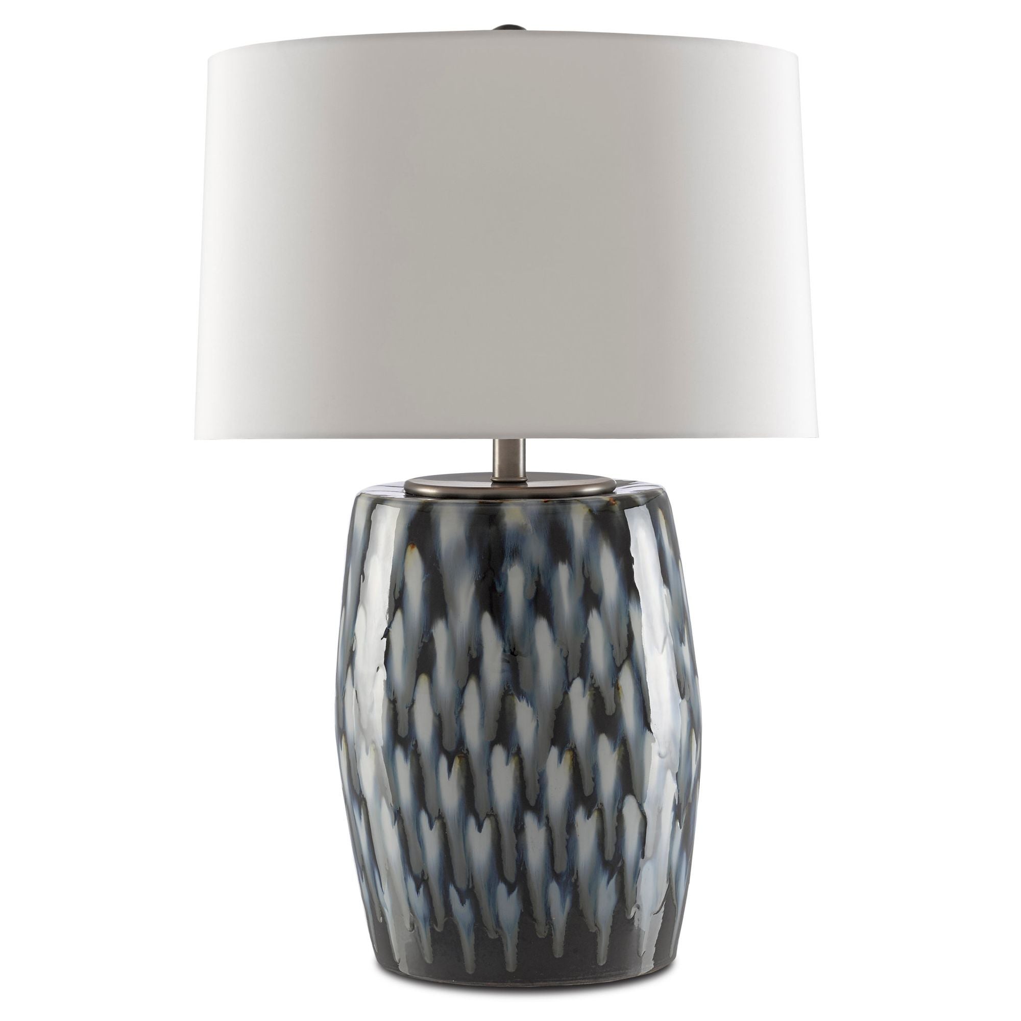 Milner Blue Table Lamp - Indigo/Cloud