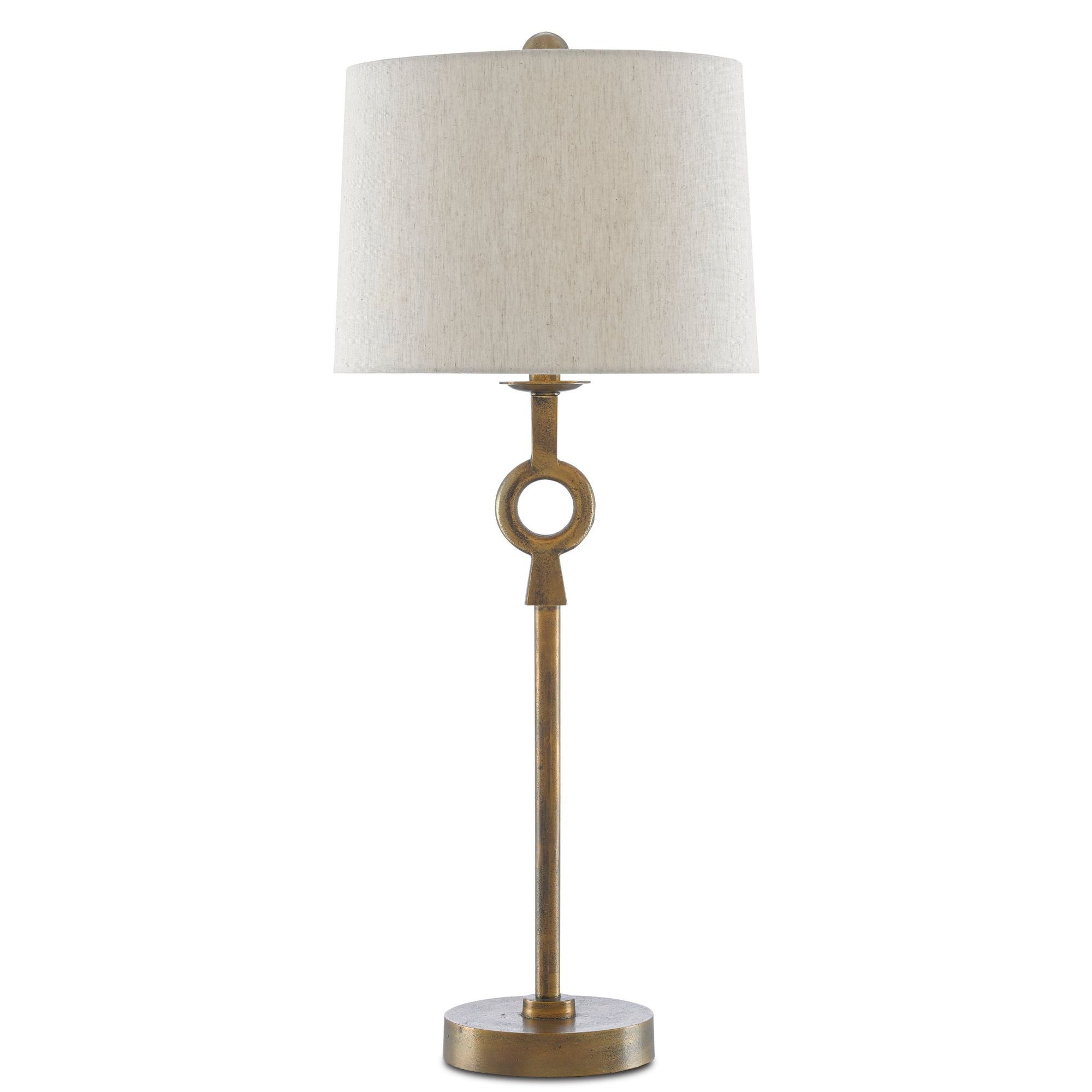 Germaine Brass Table Lamp - Antique Brass