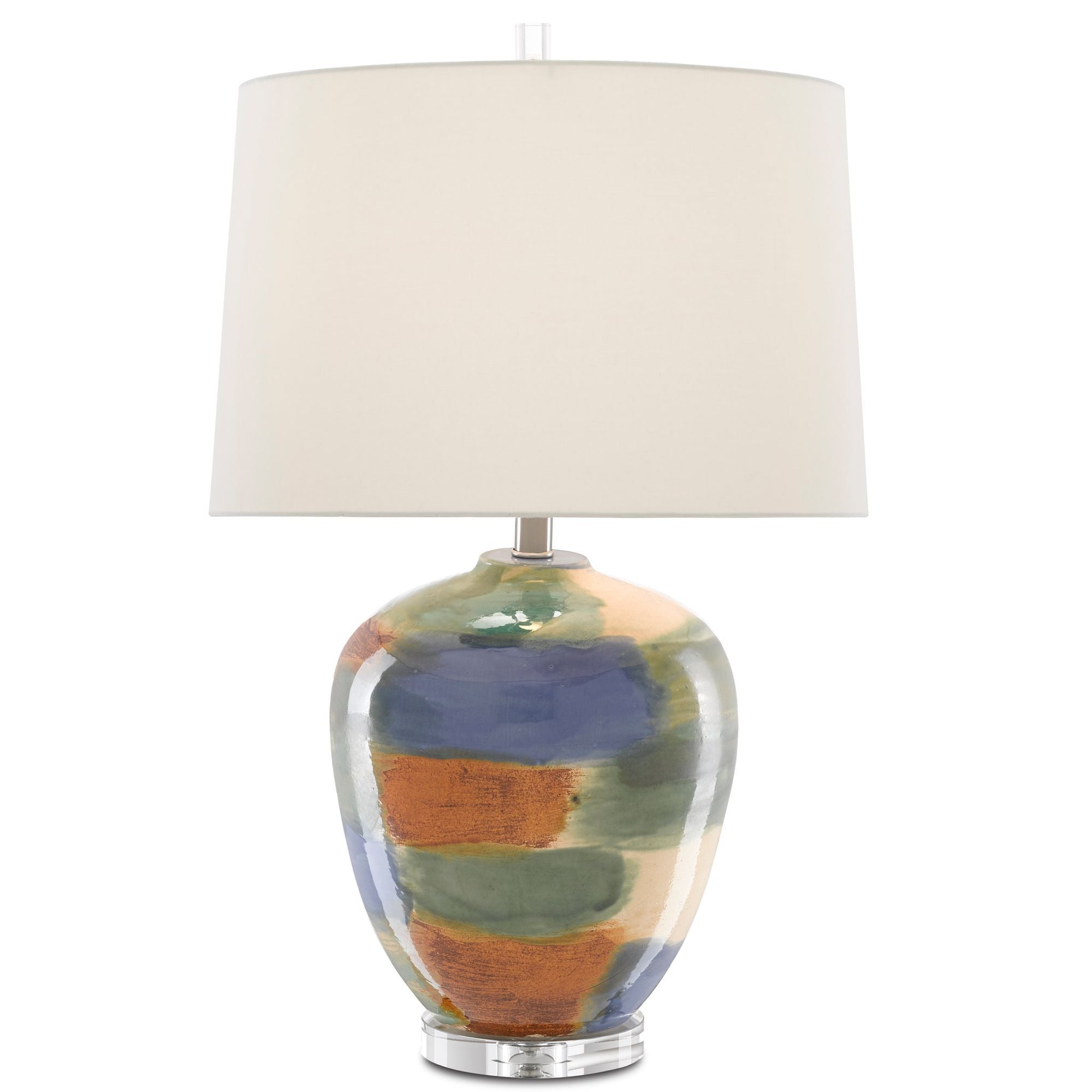 Rainbow Table Lamp - Blue/Green/Sand/Rust/Clear