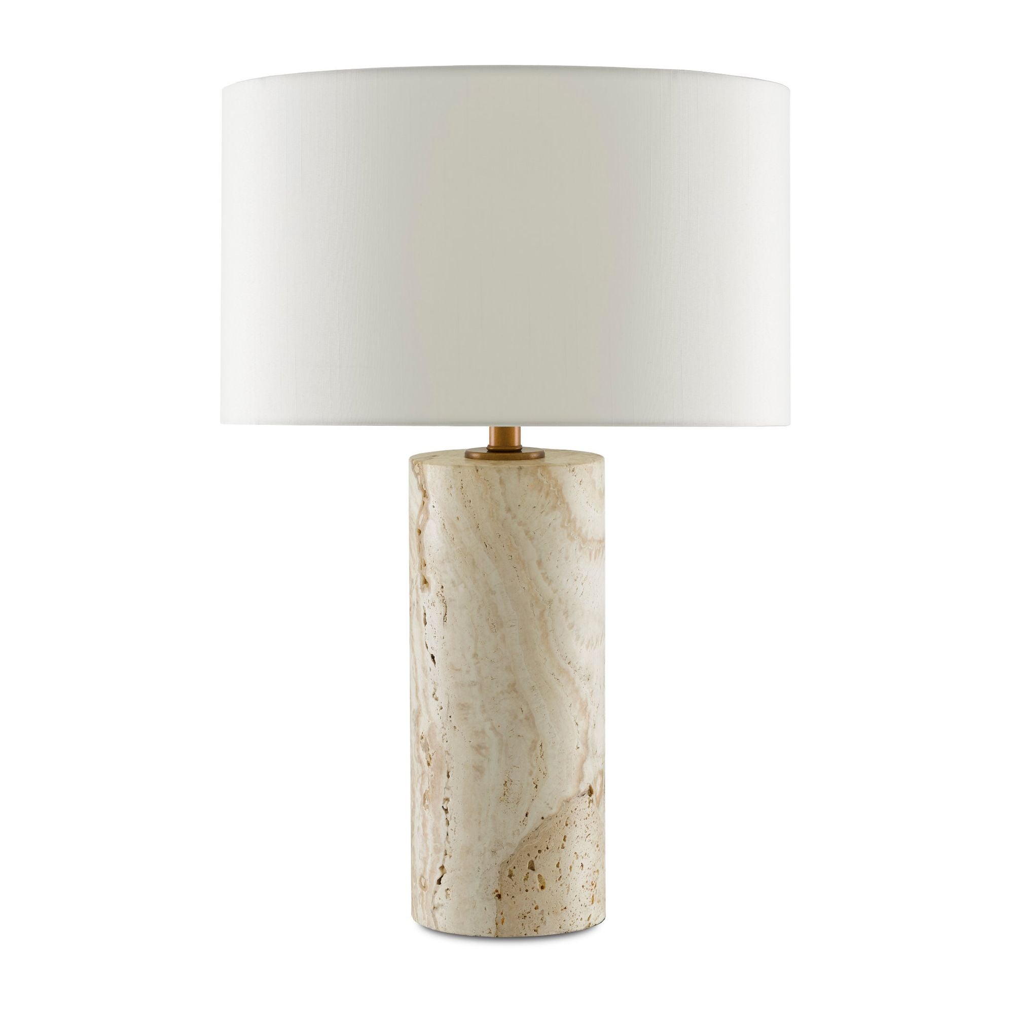 Vespera Marble Table Lamp - Antique Brass