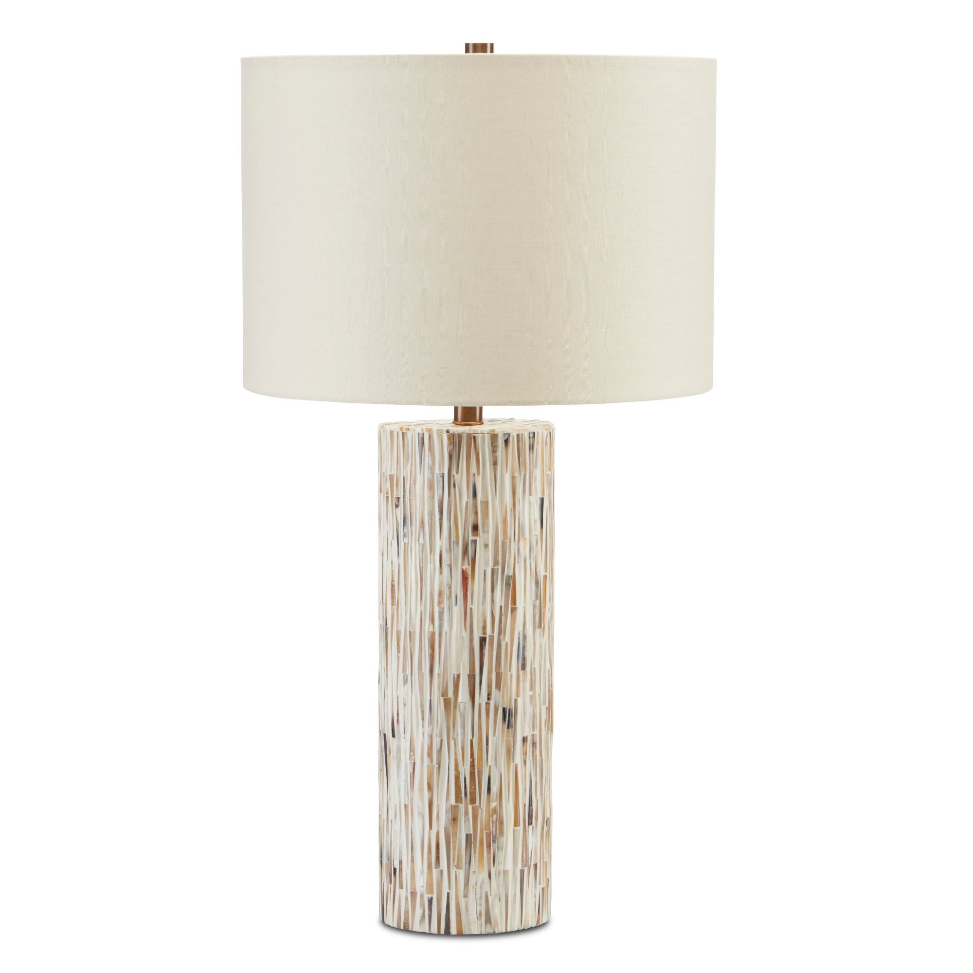 Aquila Table Lamp - Natural Bone/Antique Brass
