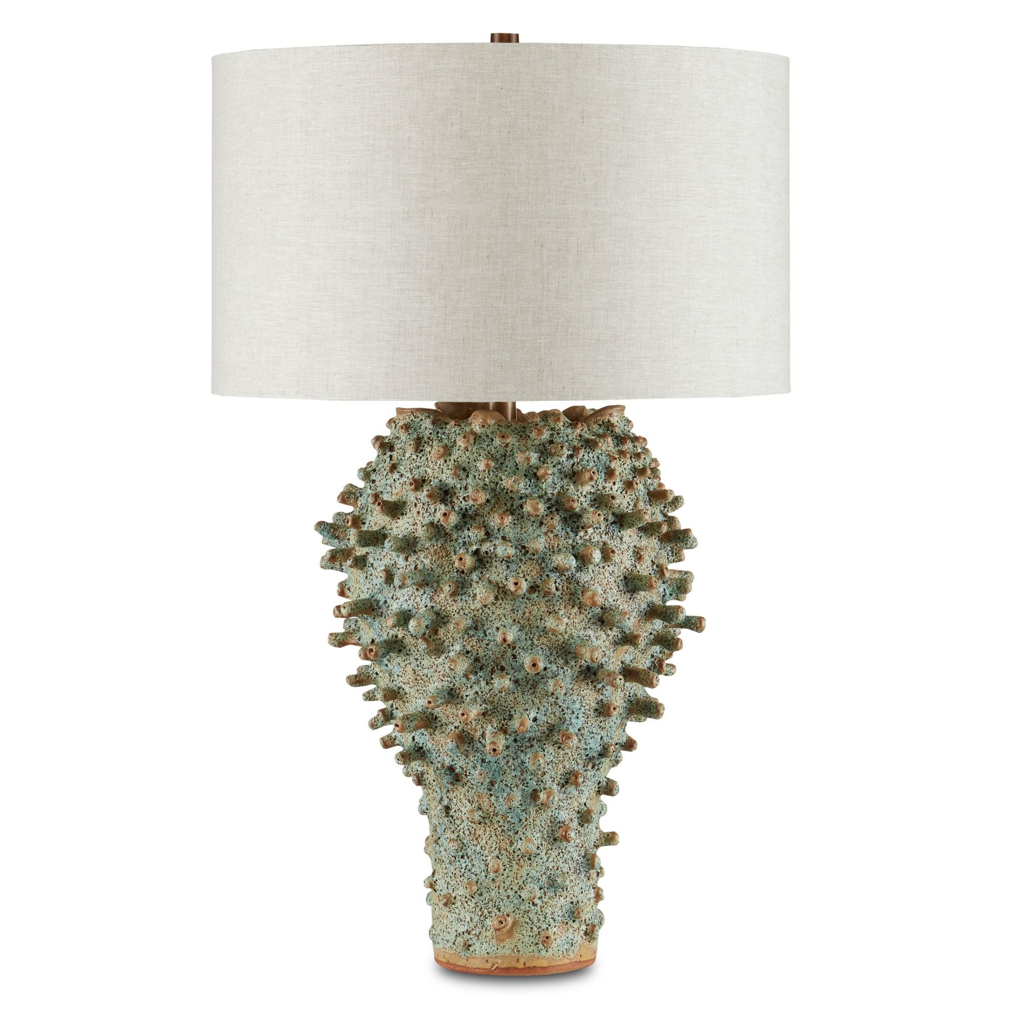 Sea Urchin Green Table Lamp - Sunken Green