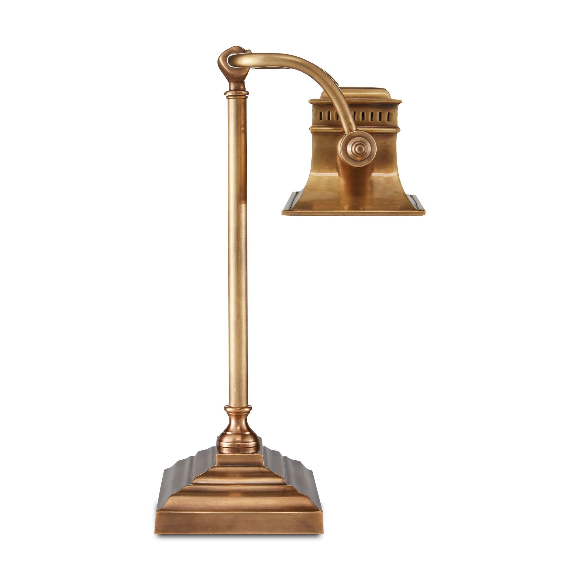 Malvasia Brass Desk Lamp - Vintage Brass