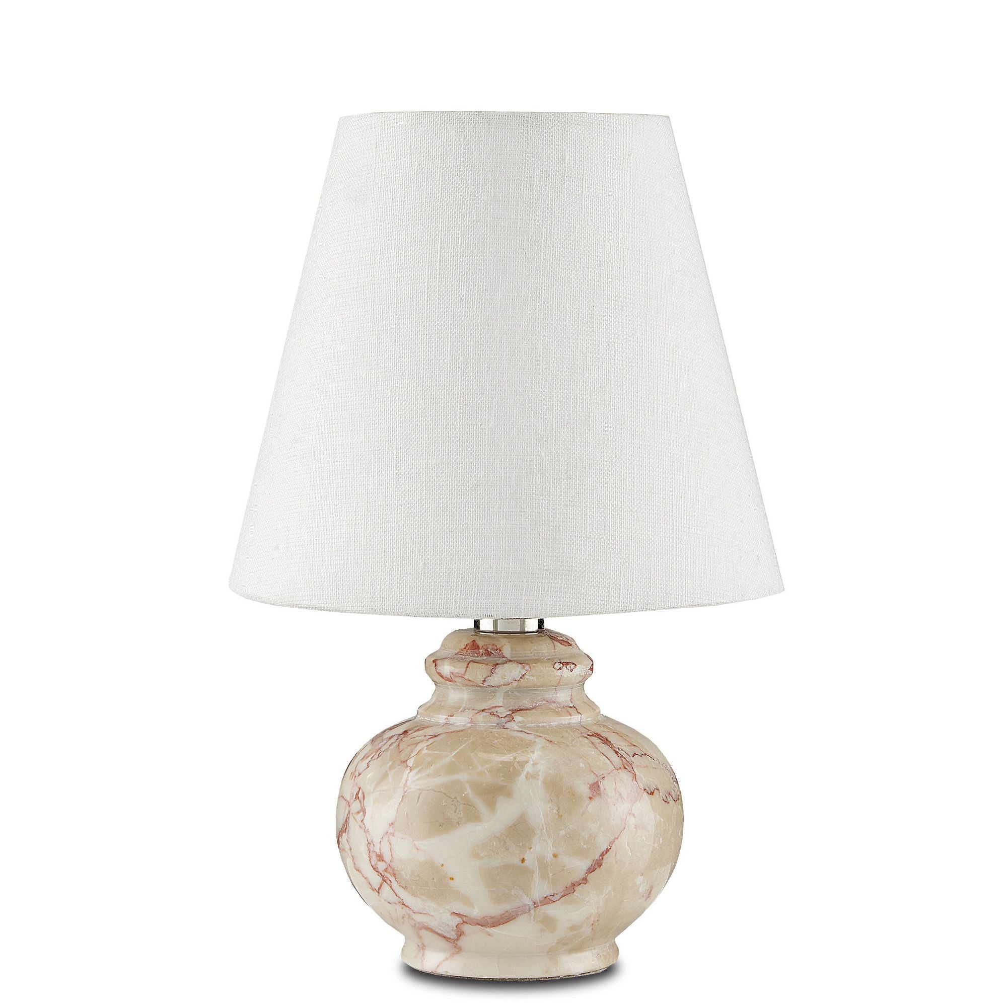 Piccolo Tan Mini Table Lamp - Pink