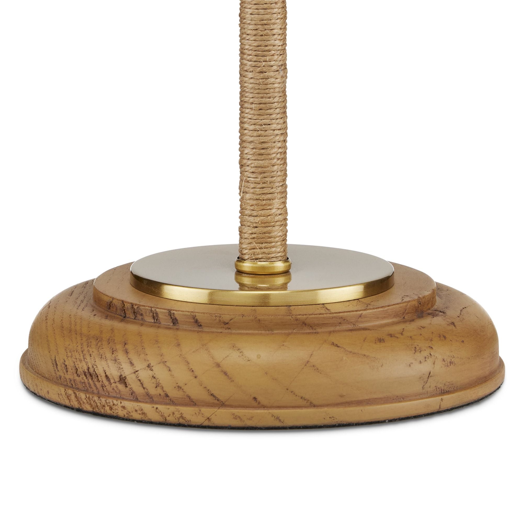 Sirocco Desk Lamp - Natural/Antique Brass