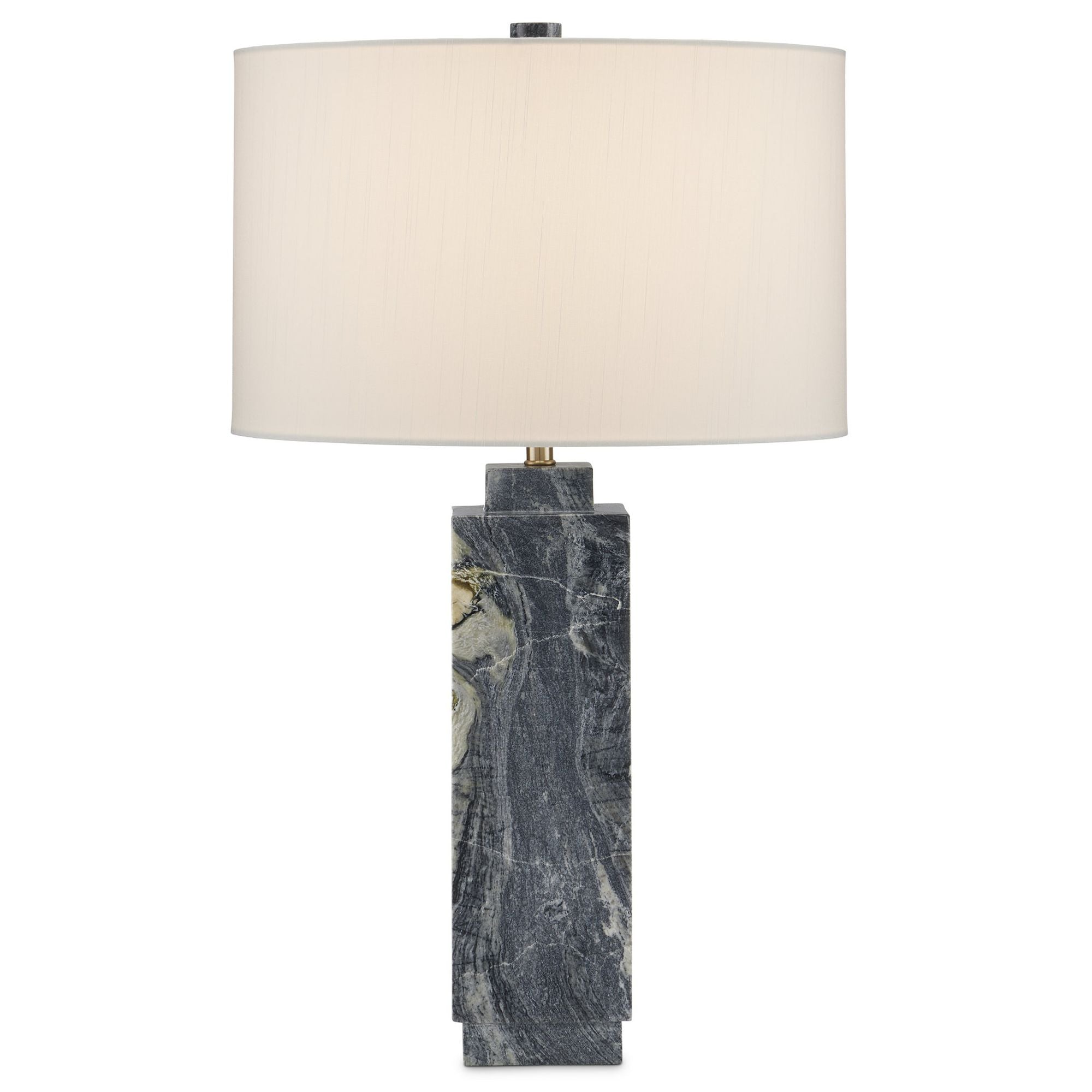 Ashlar Marble Table Lamp - Natural