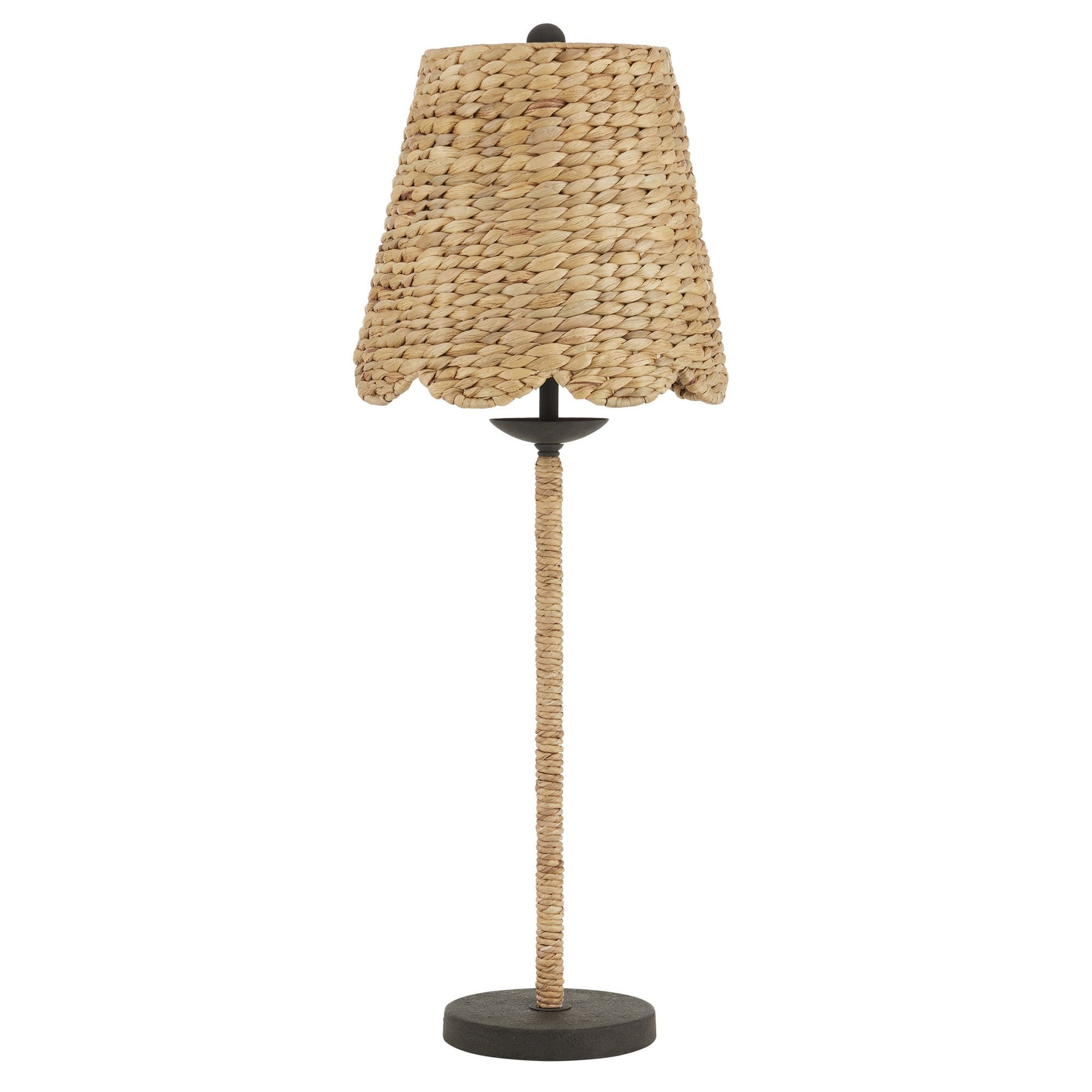 Annabelle Table Lamp - Natural/Mole Black
