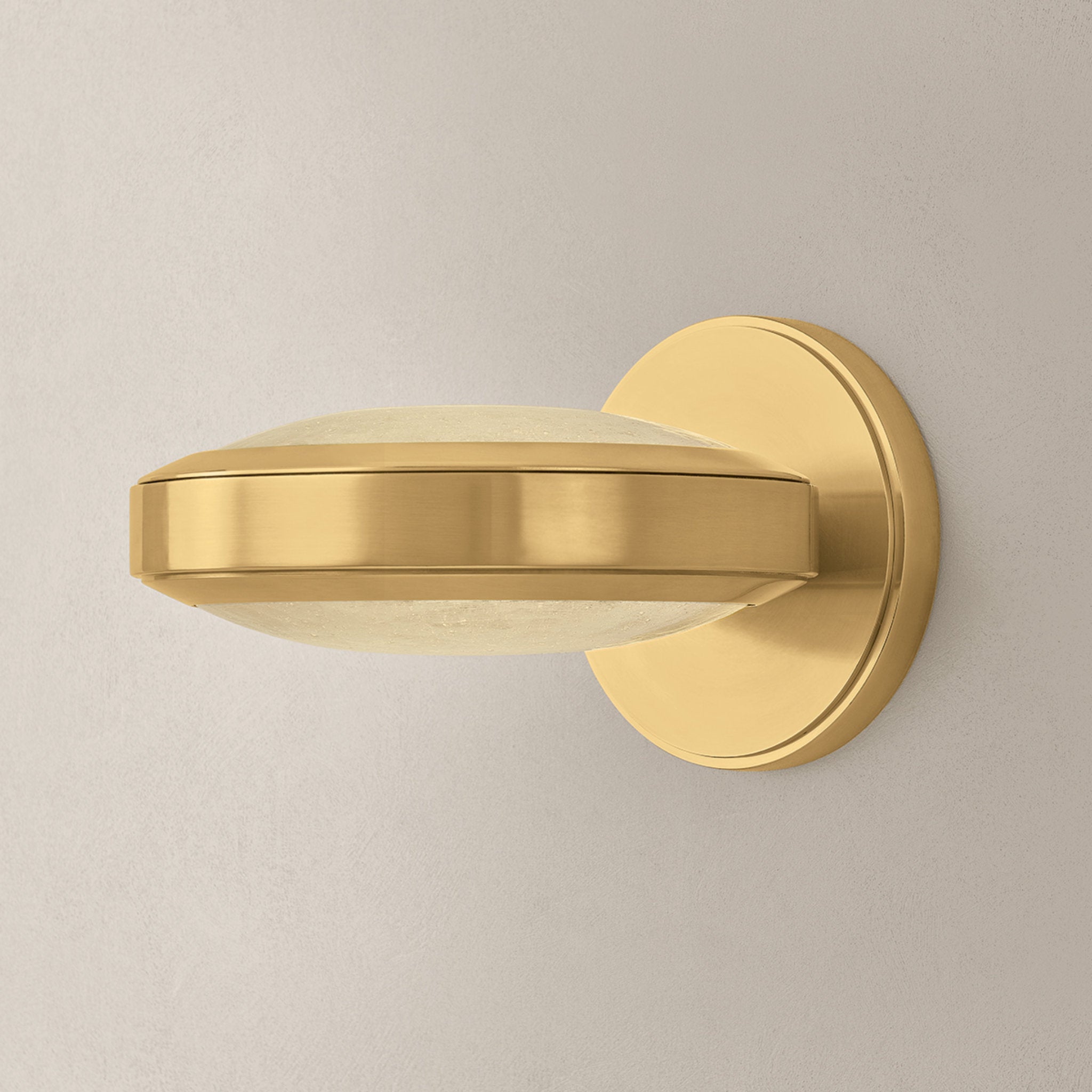 Harris 1-Light Wall Sconce in Aged Brass 6.75W x 4.75H