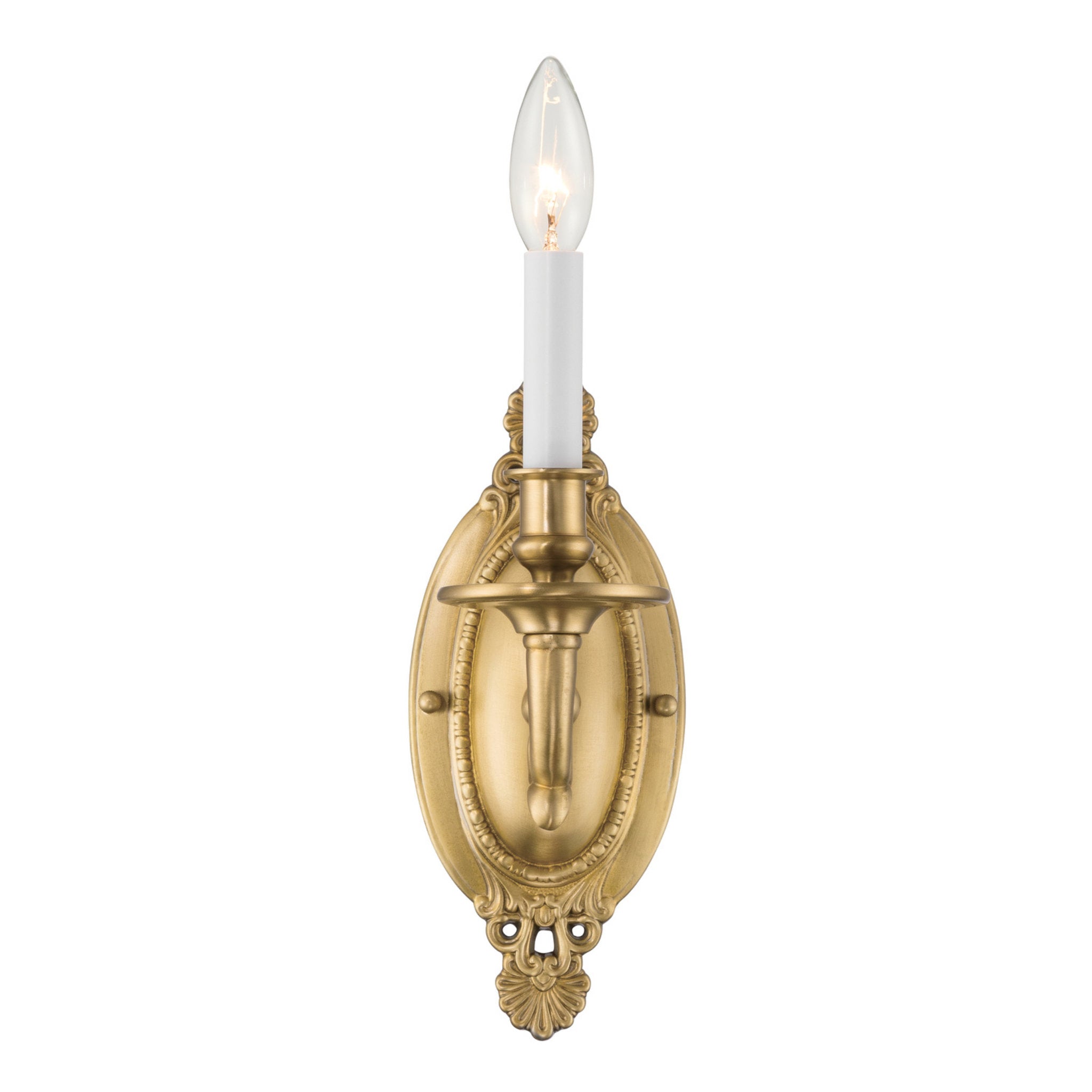 Milford 4.25'' Aged Brass Sconce Gold 4.25"W x 11.5"H x 6.25"D