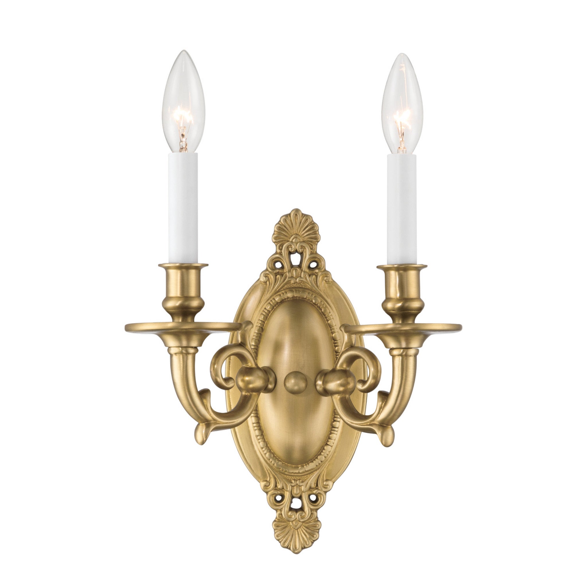 Milford 9.5'' Aged Brass Sconce Gold 9.5"W x 11.5"H x 5.25"D